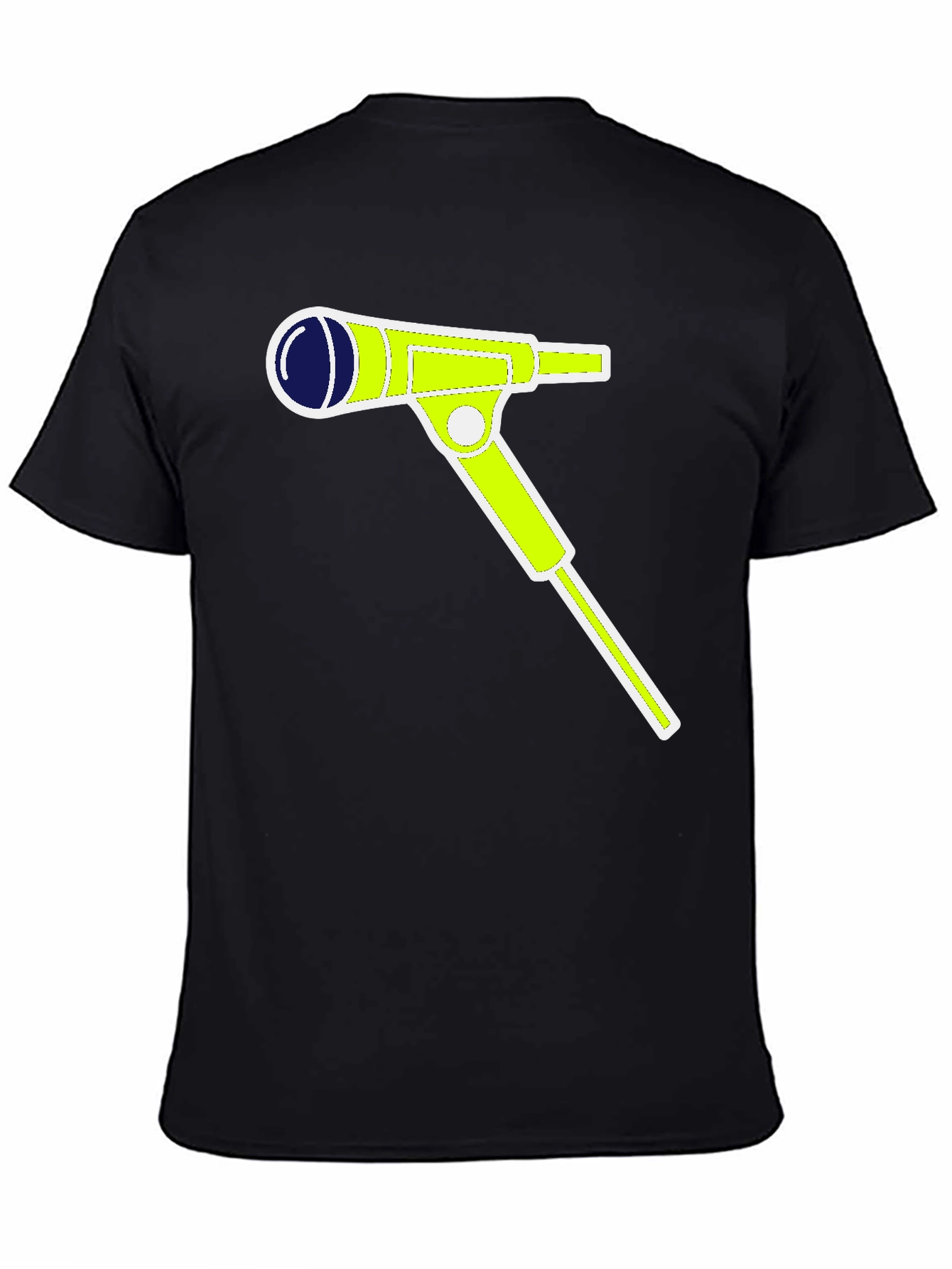 Microphone Graphic Black Tee