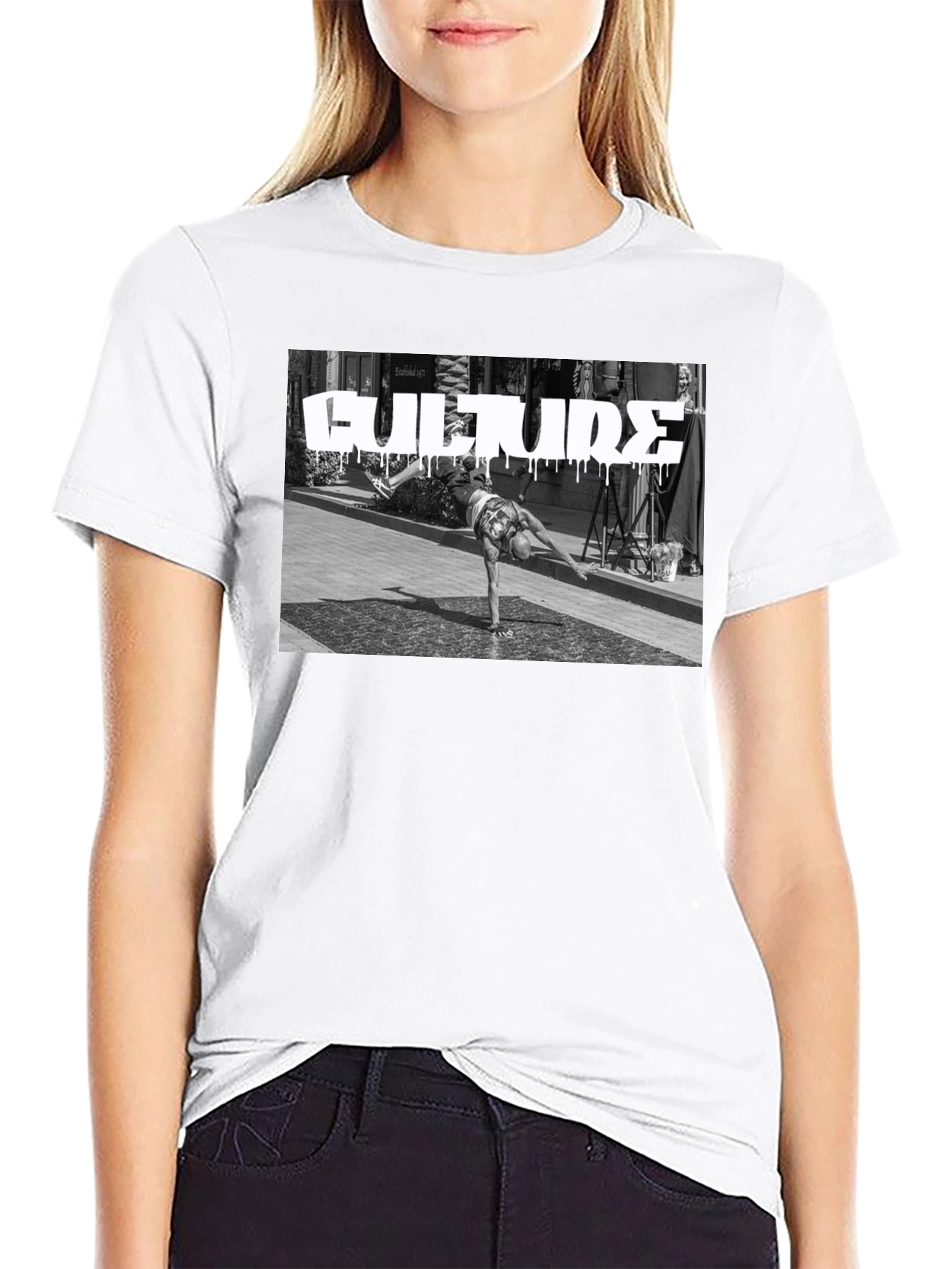 Culture Streetwear Graphic Tee - Black