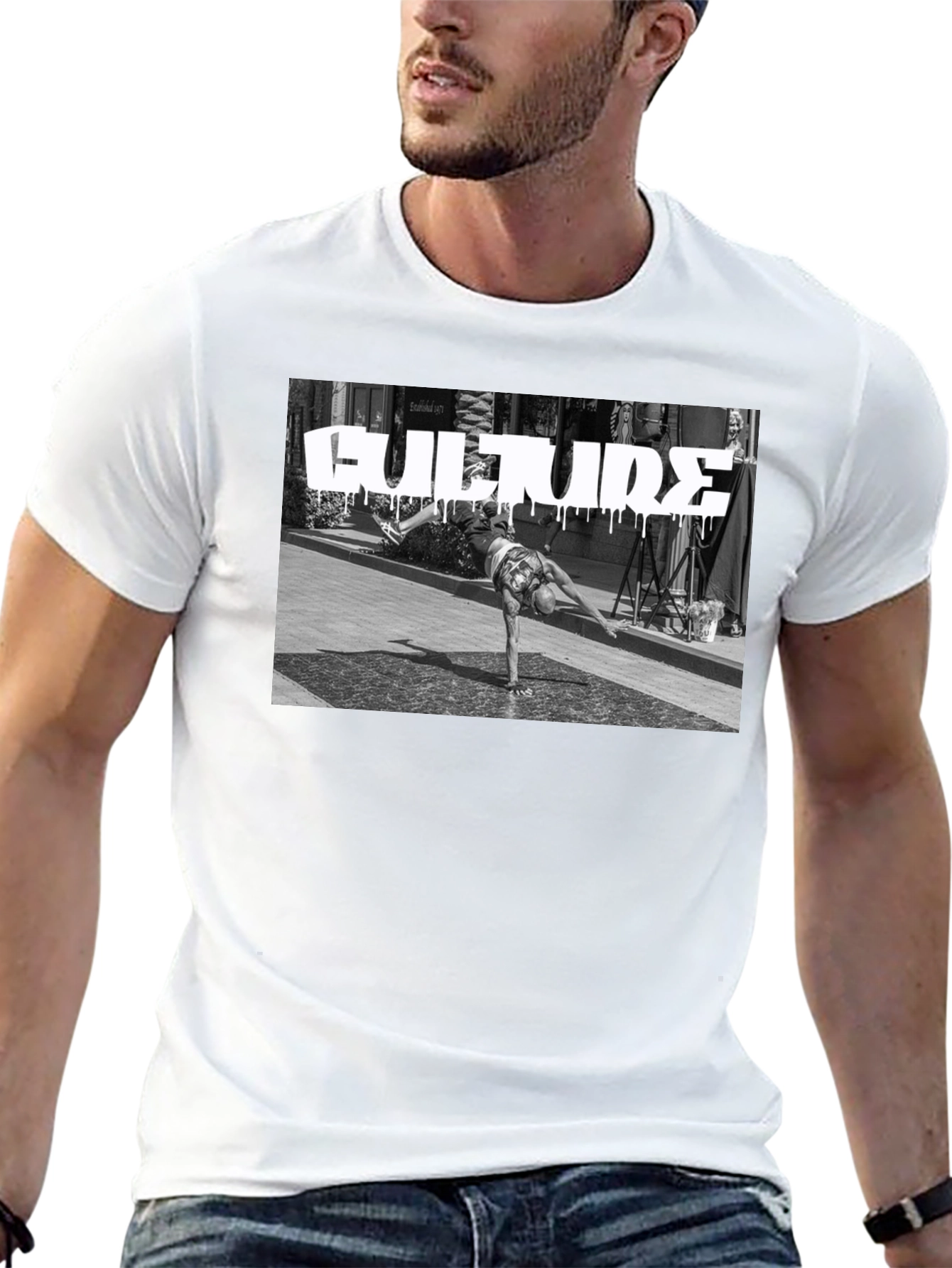 Culture Streetwear Graphic Tee - Black