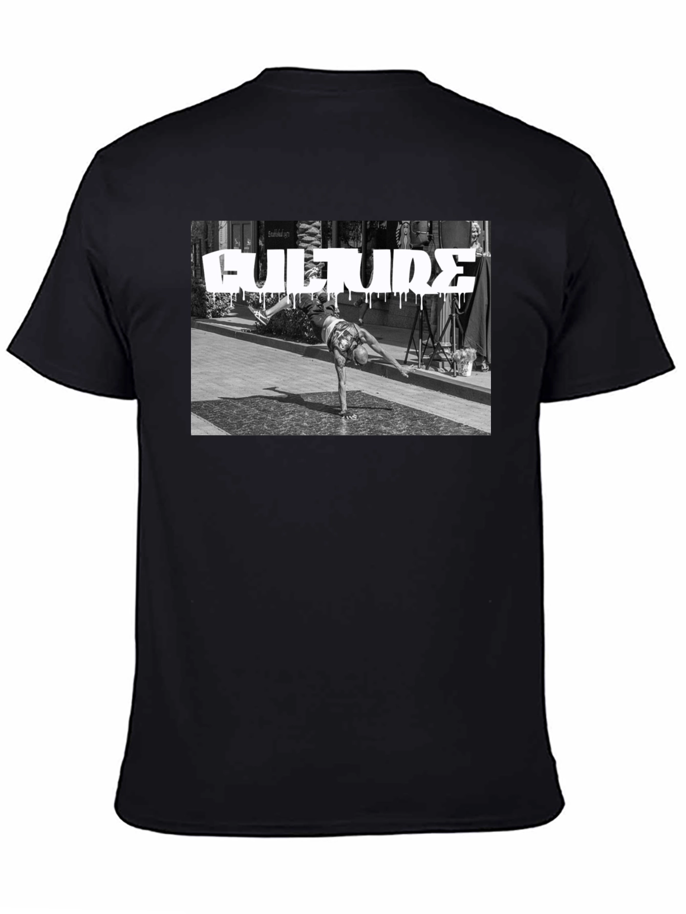 Culture Streetwear Graphic Tee - Black