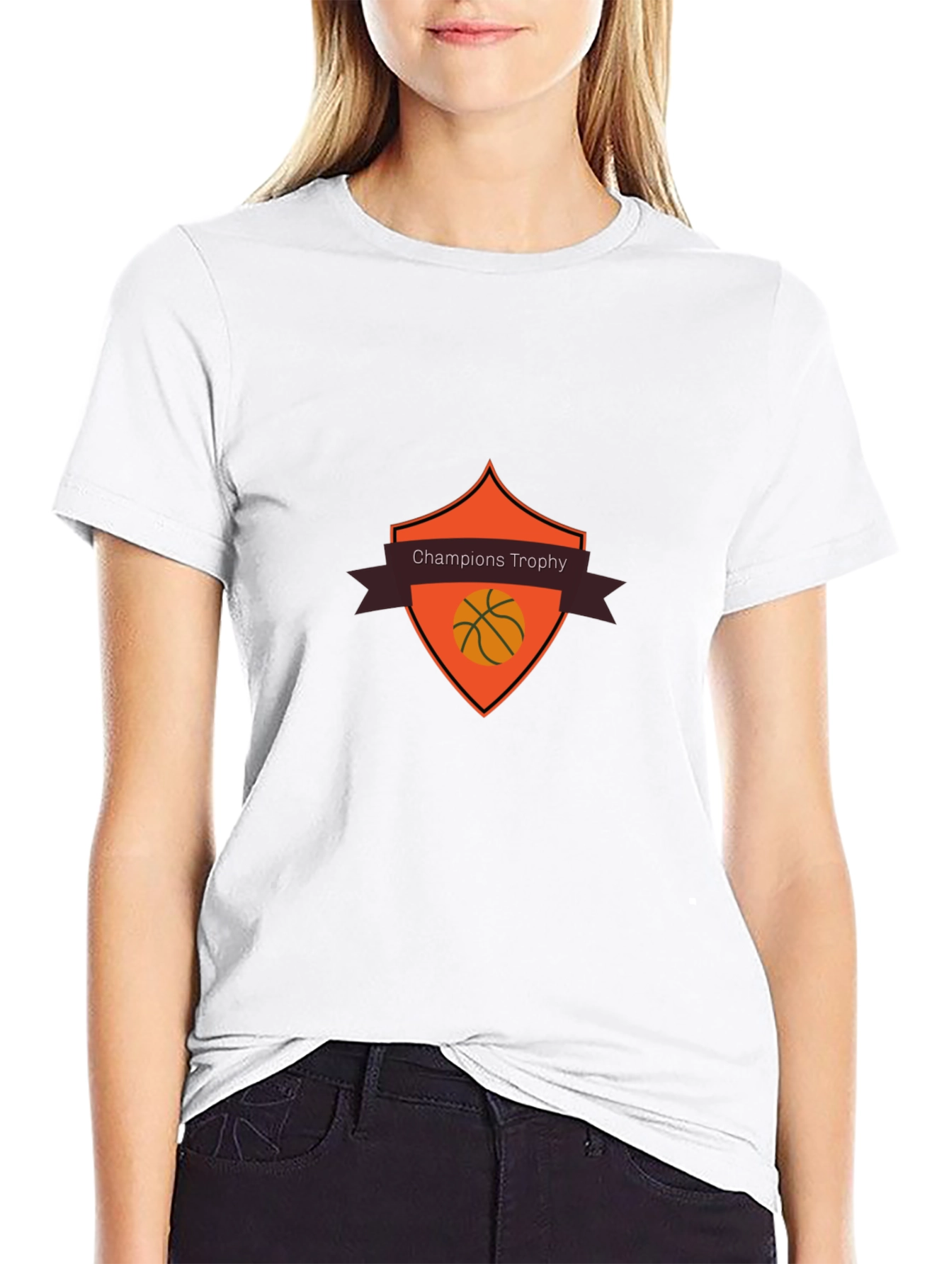 Champions Trophy Basketball Graphic T-Shirt