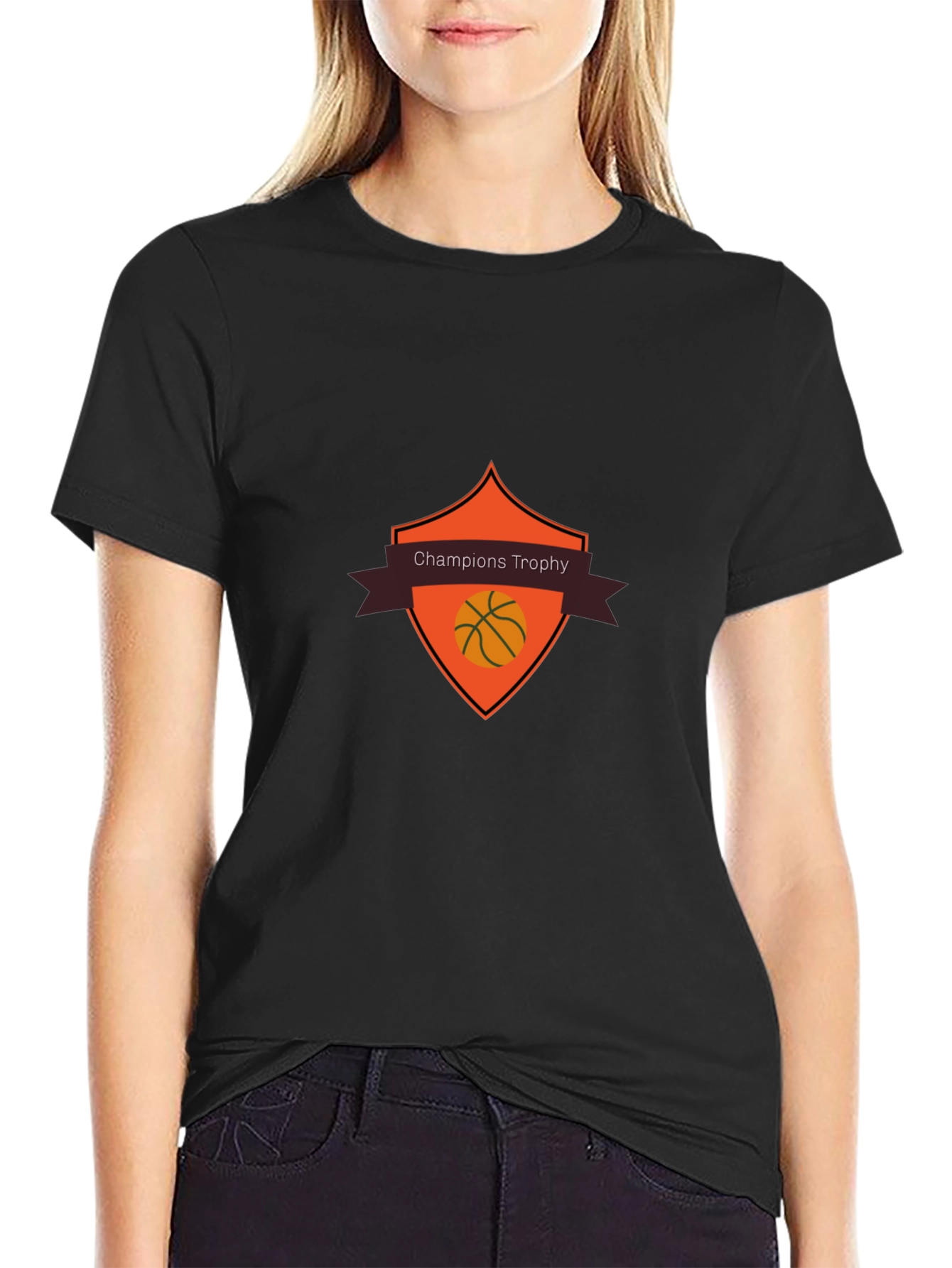 Champions Trophy Basketball Graphic T-Shirt