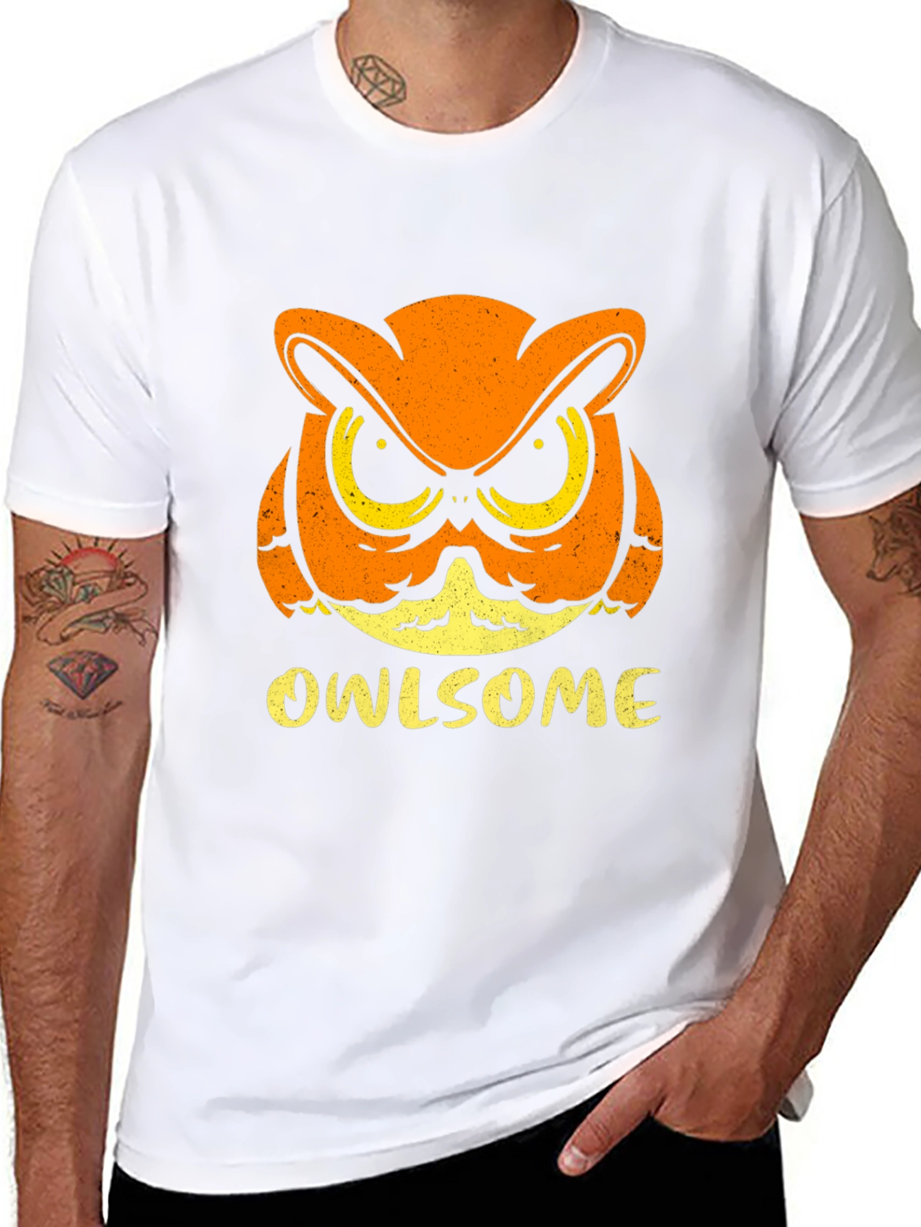 Owl-some Black Graphic Tee
