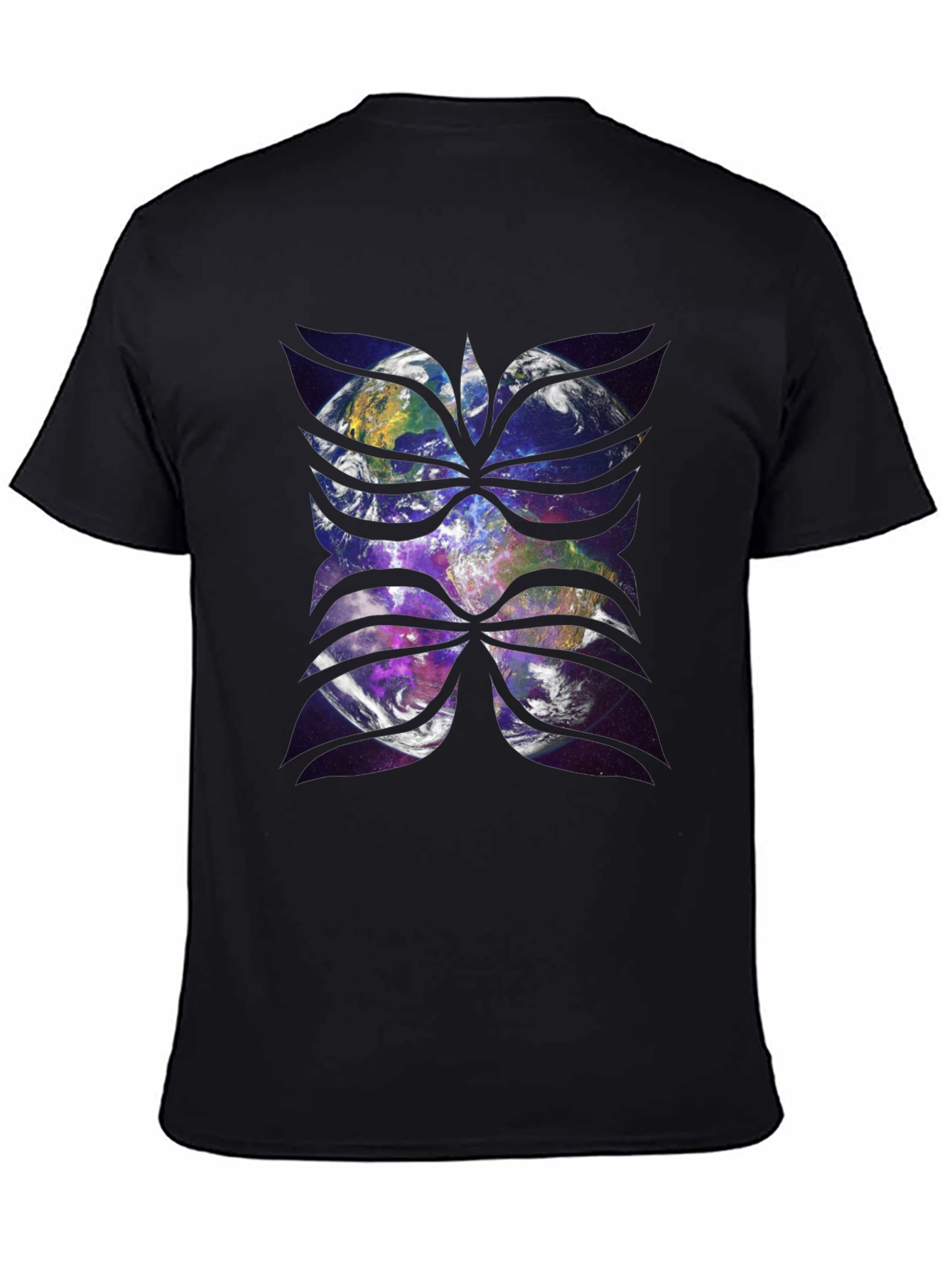 Earth Galaxy T-Shirt - Cosmic Style