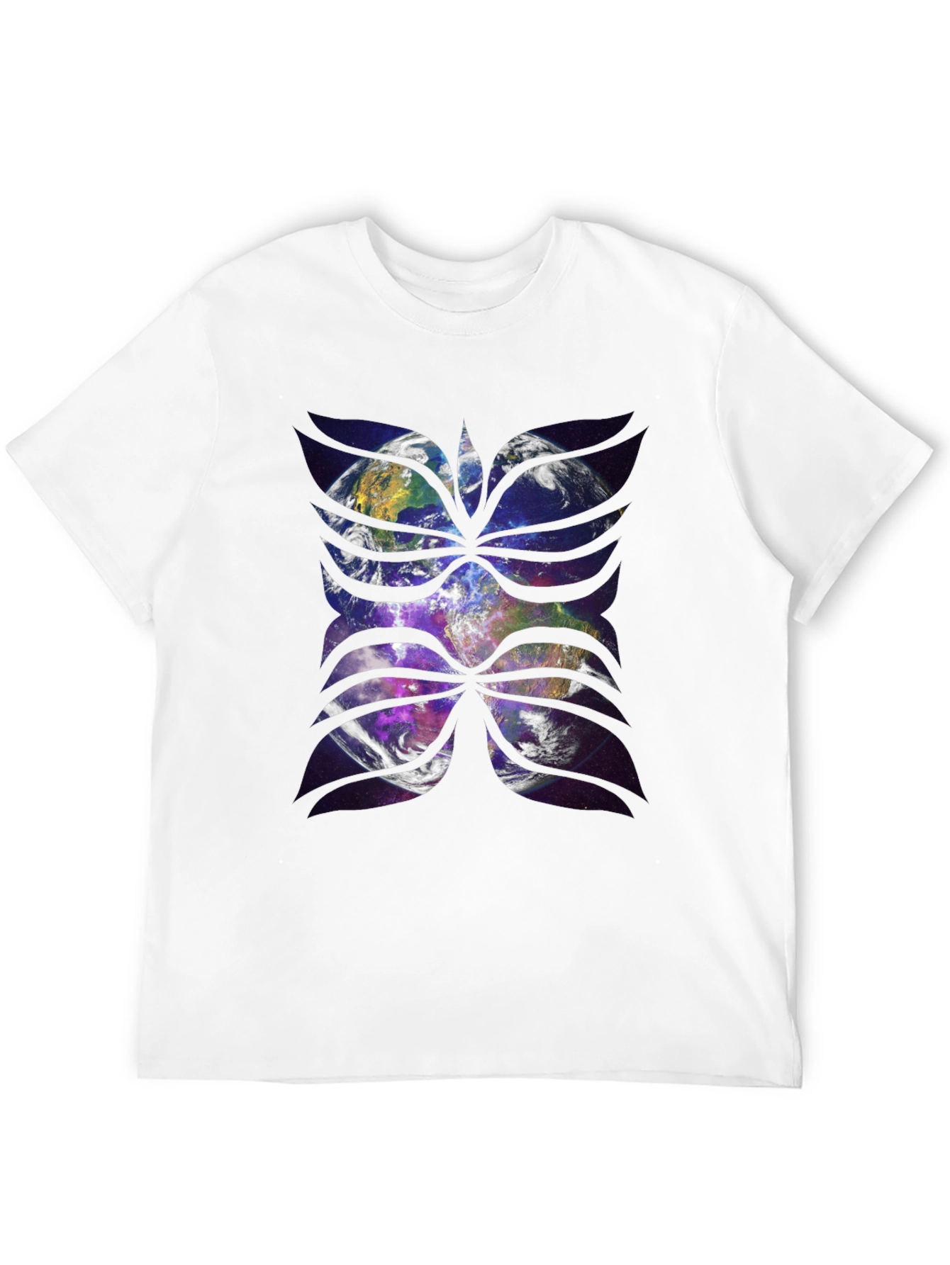 Earth Galaxy T-Shirt - Cosmic Style