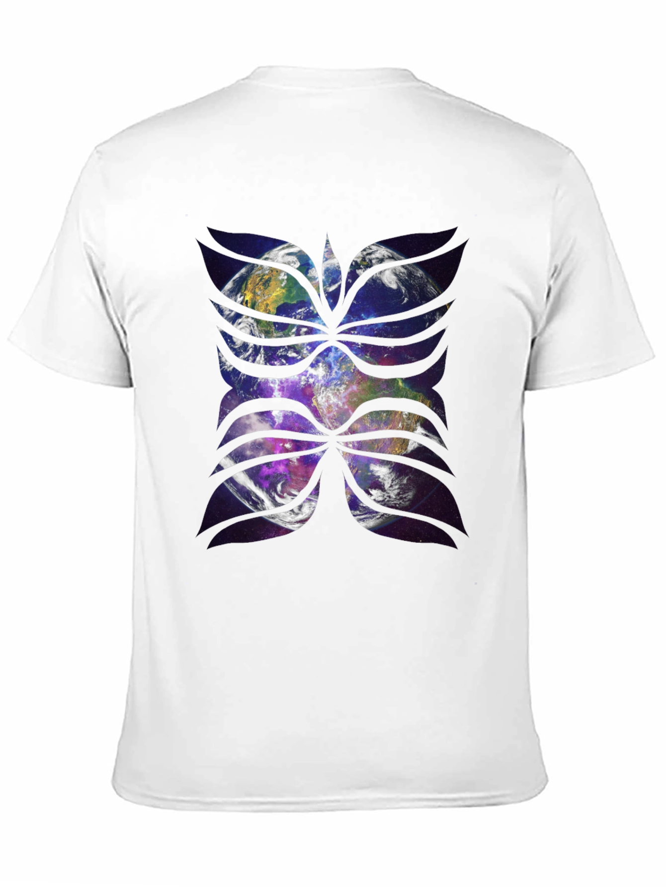 Earth Galaxy T-Shirt - Cosmic Style