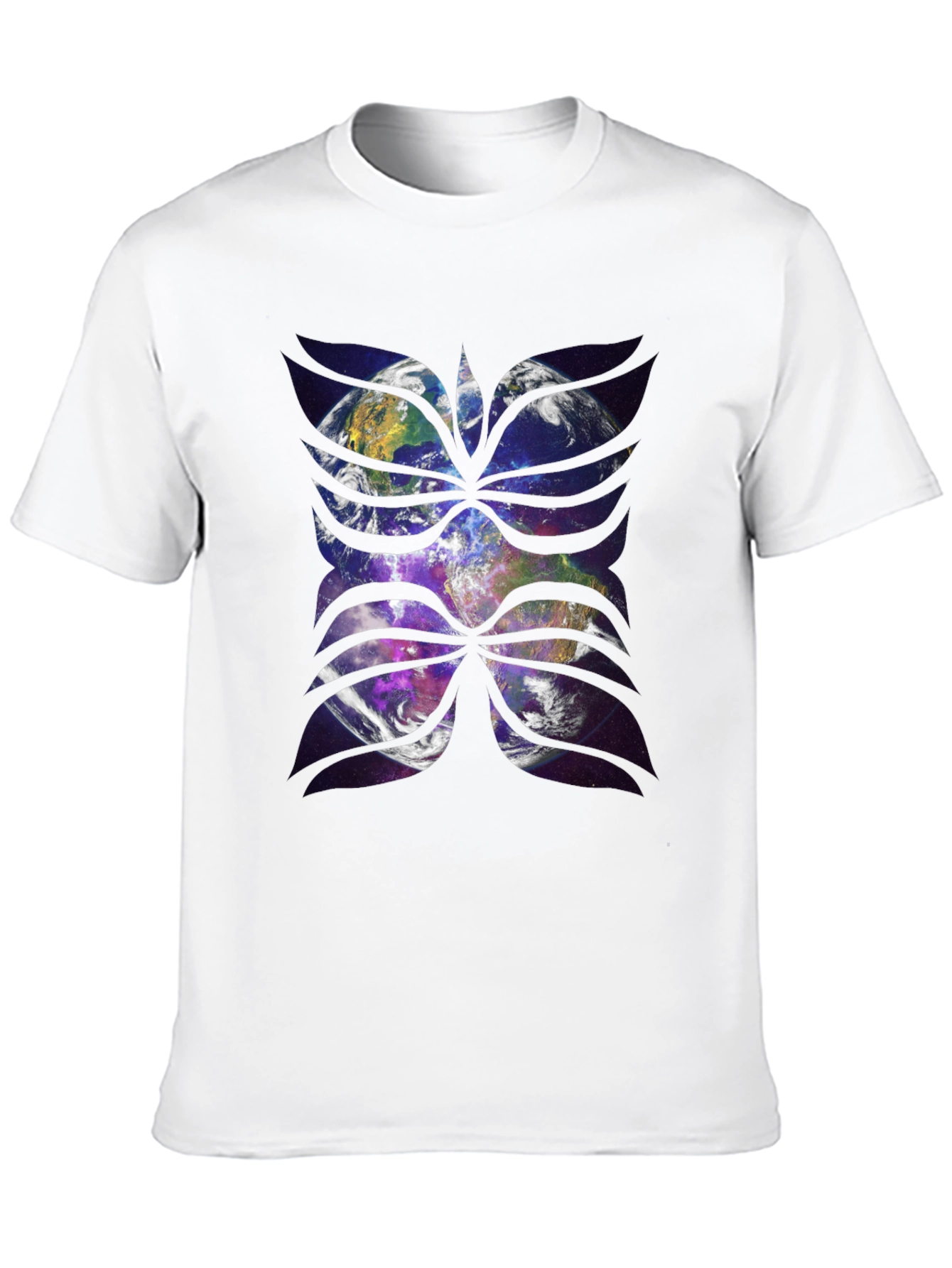 Earth Galaxy T-Shirt - Cosmic Style