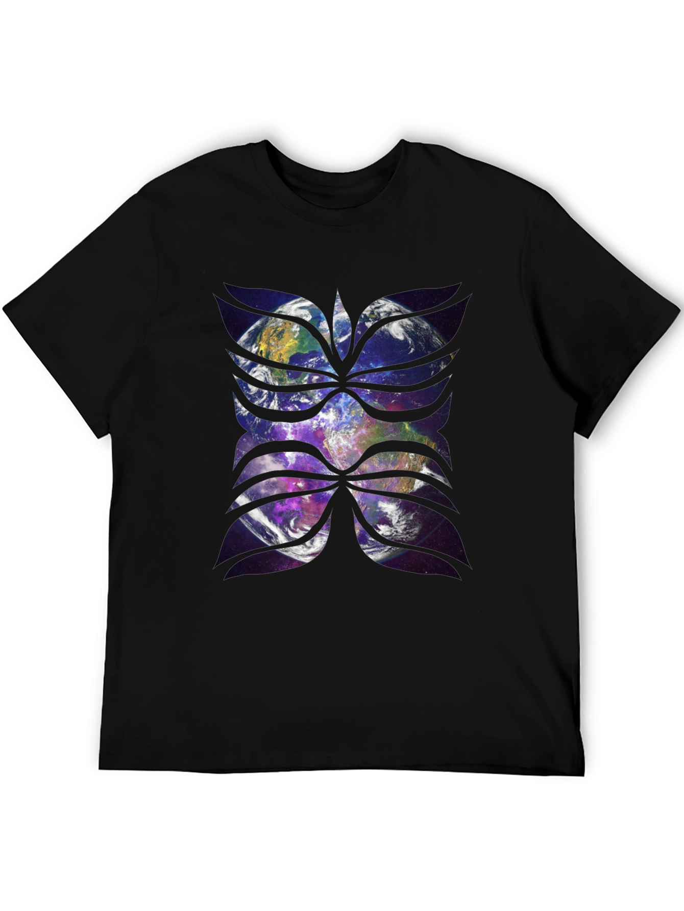 Earth Galaxy T-Shirt - Cosmic Style
