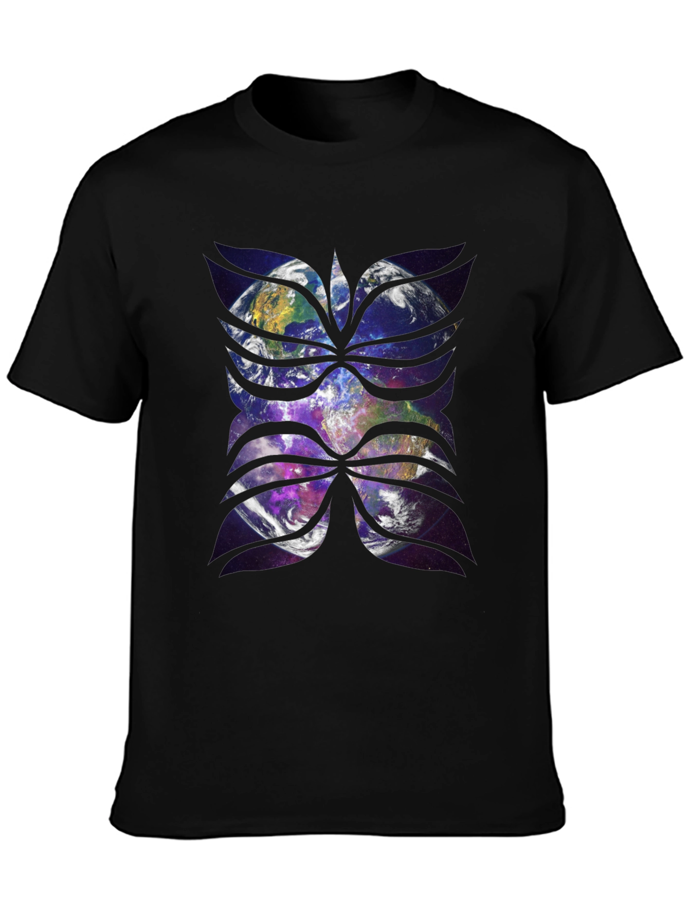 Earth Galaxy T-Shirt - Cosmic Style