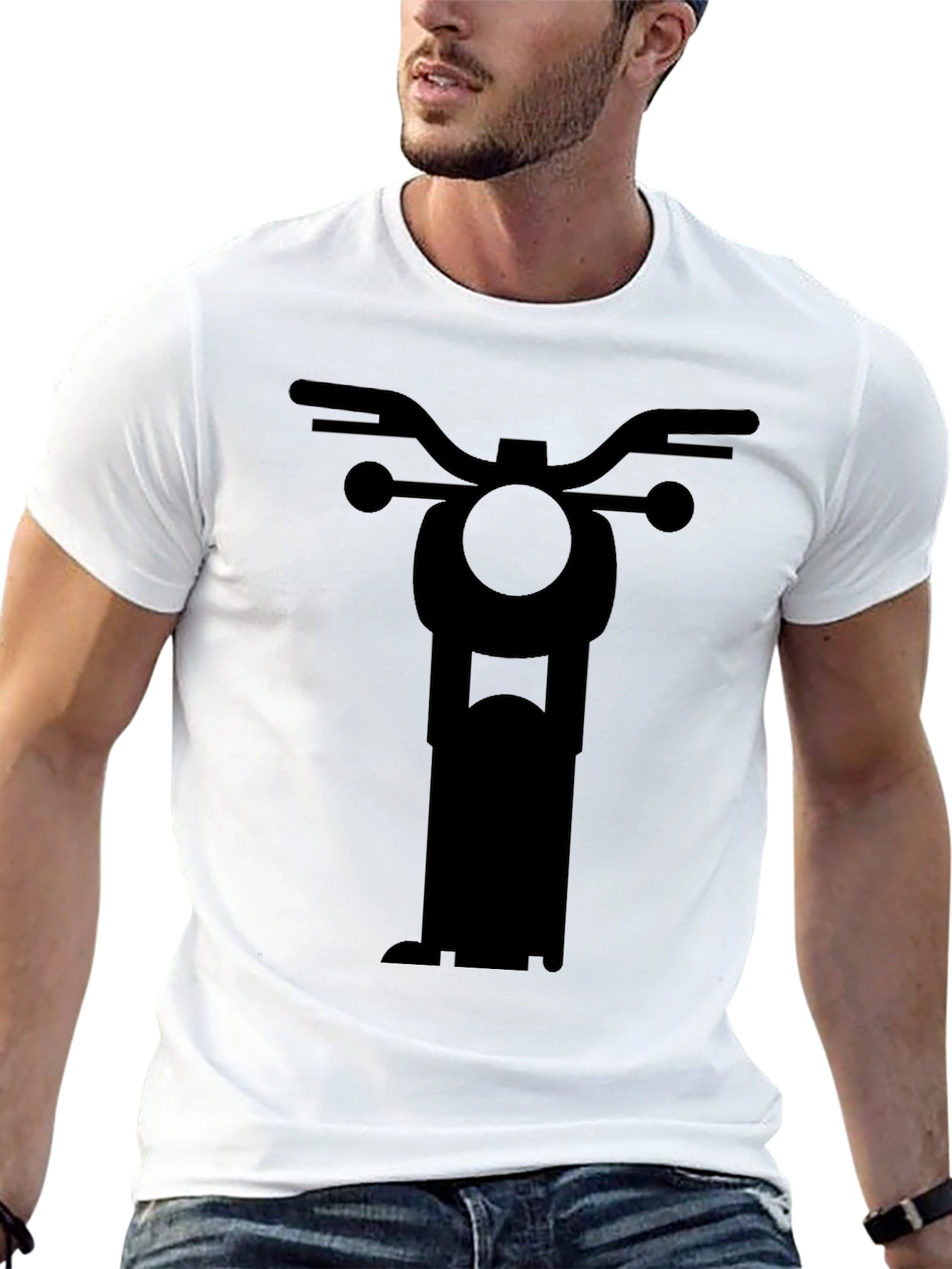 Motorcycle Graphic Tee - Classic Ride Style