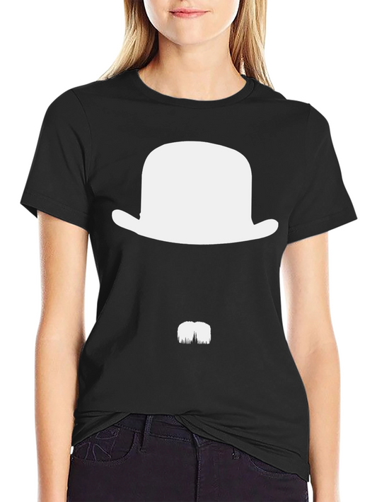 Chaplin Style T-Shirt - Classic Black