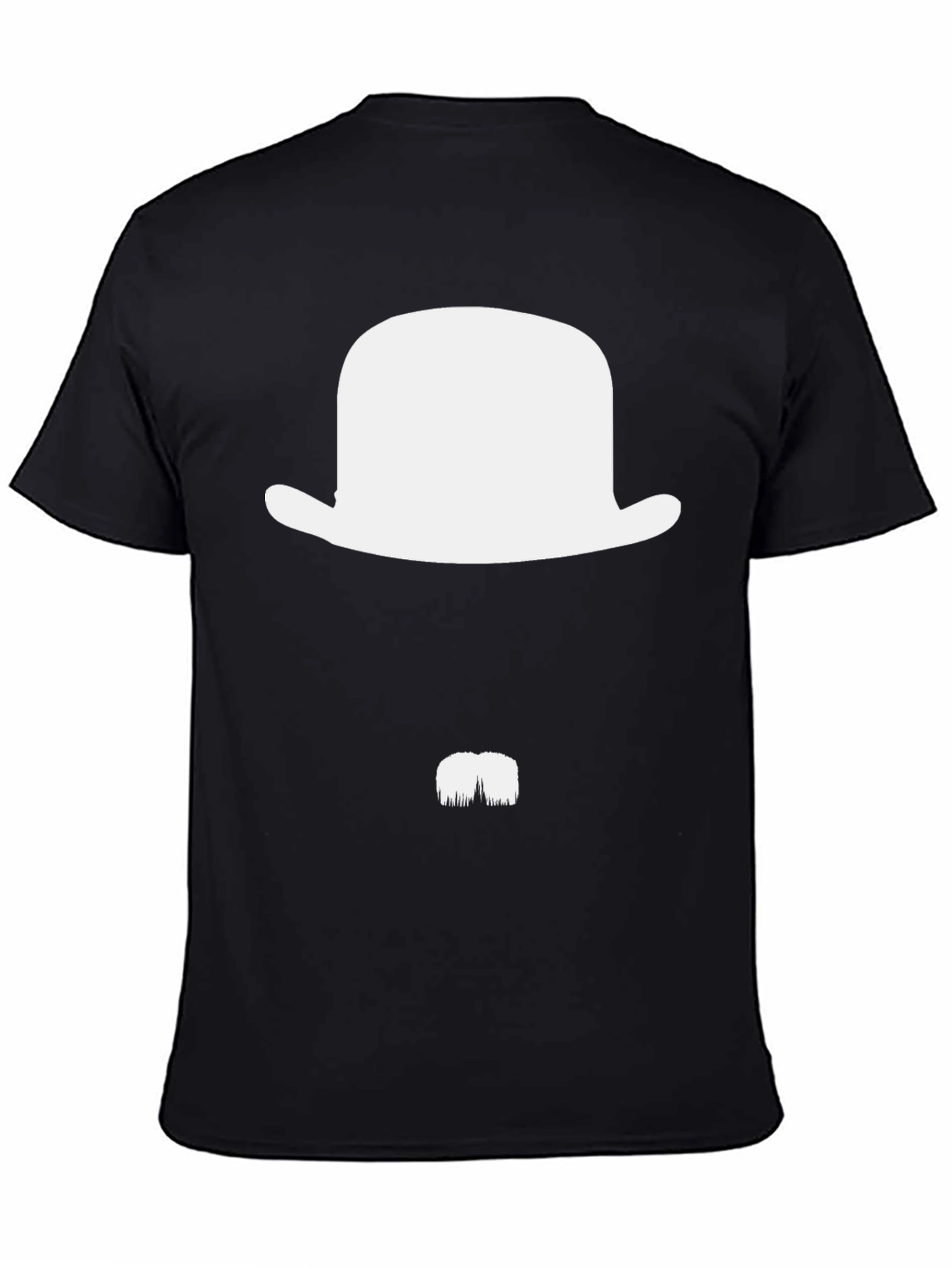 Chaplin Style T-Shirt - Classic Black