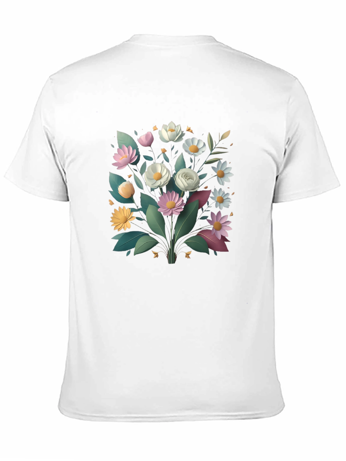 Floral Graphic Black T-Shirt - Stylish Casual Wear