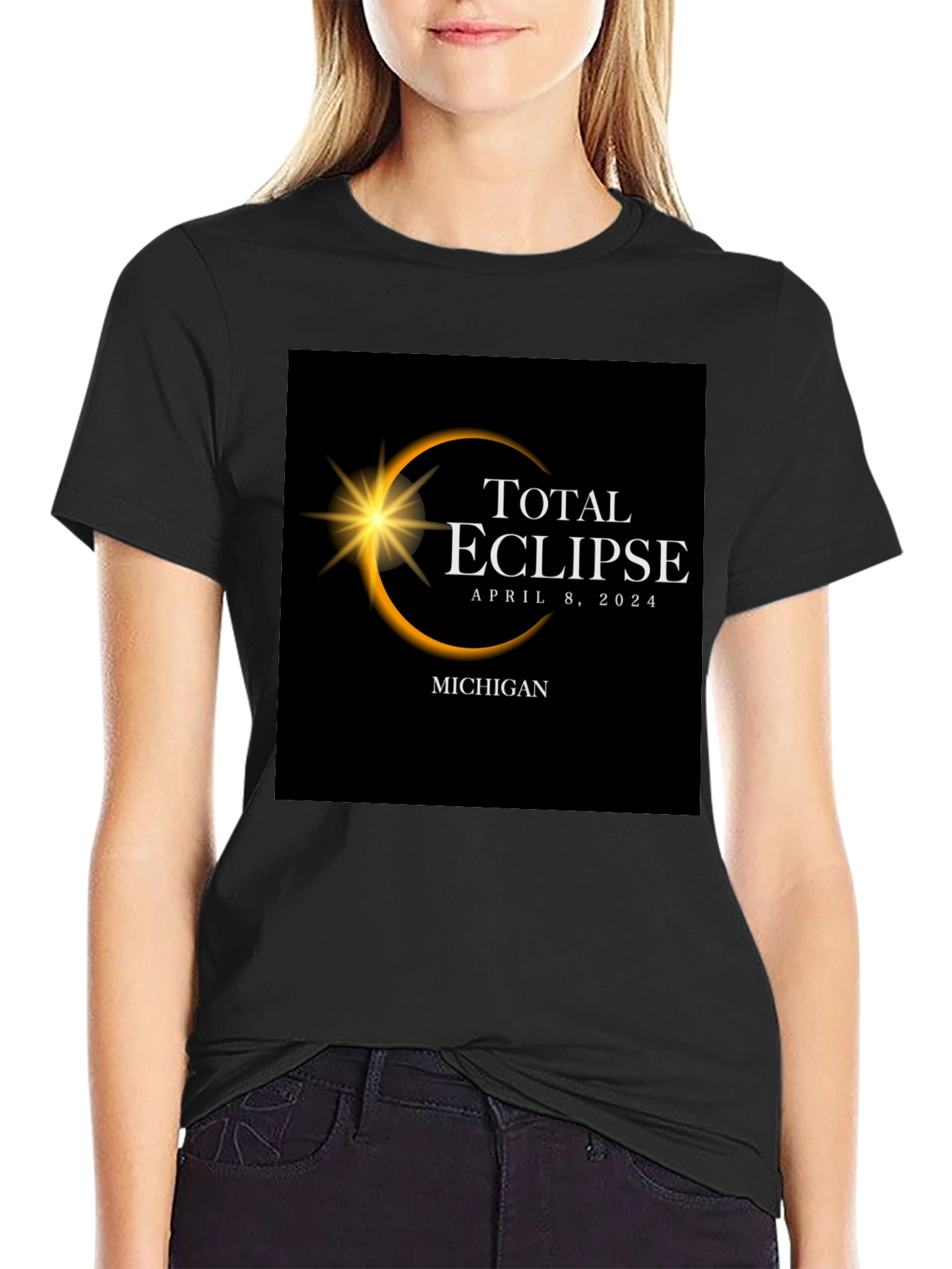 Total Eclipse April 8 2024 Michigan T-Shirt