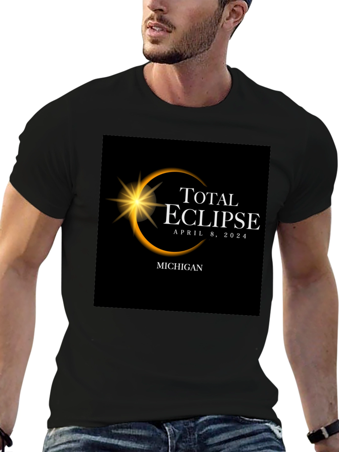 Total Eclipse April 8 2024 Michigan T-Shirt