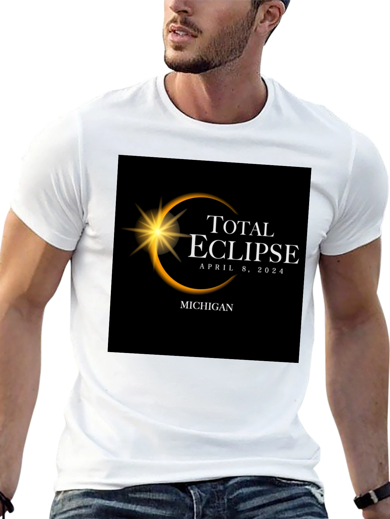 Total Eclipse April 8 2024 Michigan T-Shirt