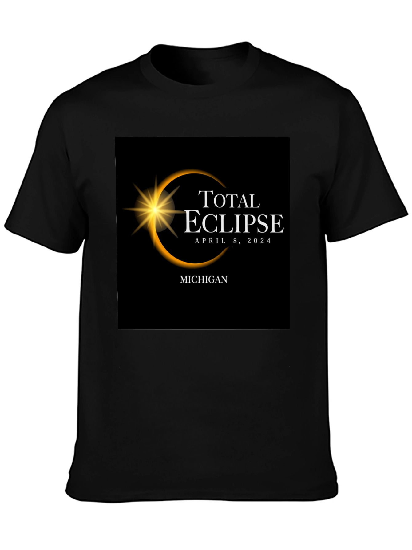 Total Eclipse April 8 2024 Michigan T-Shirt