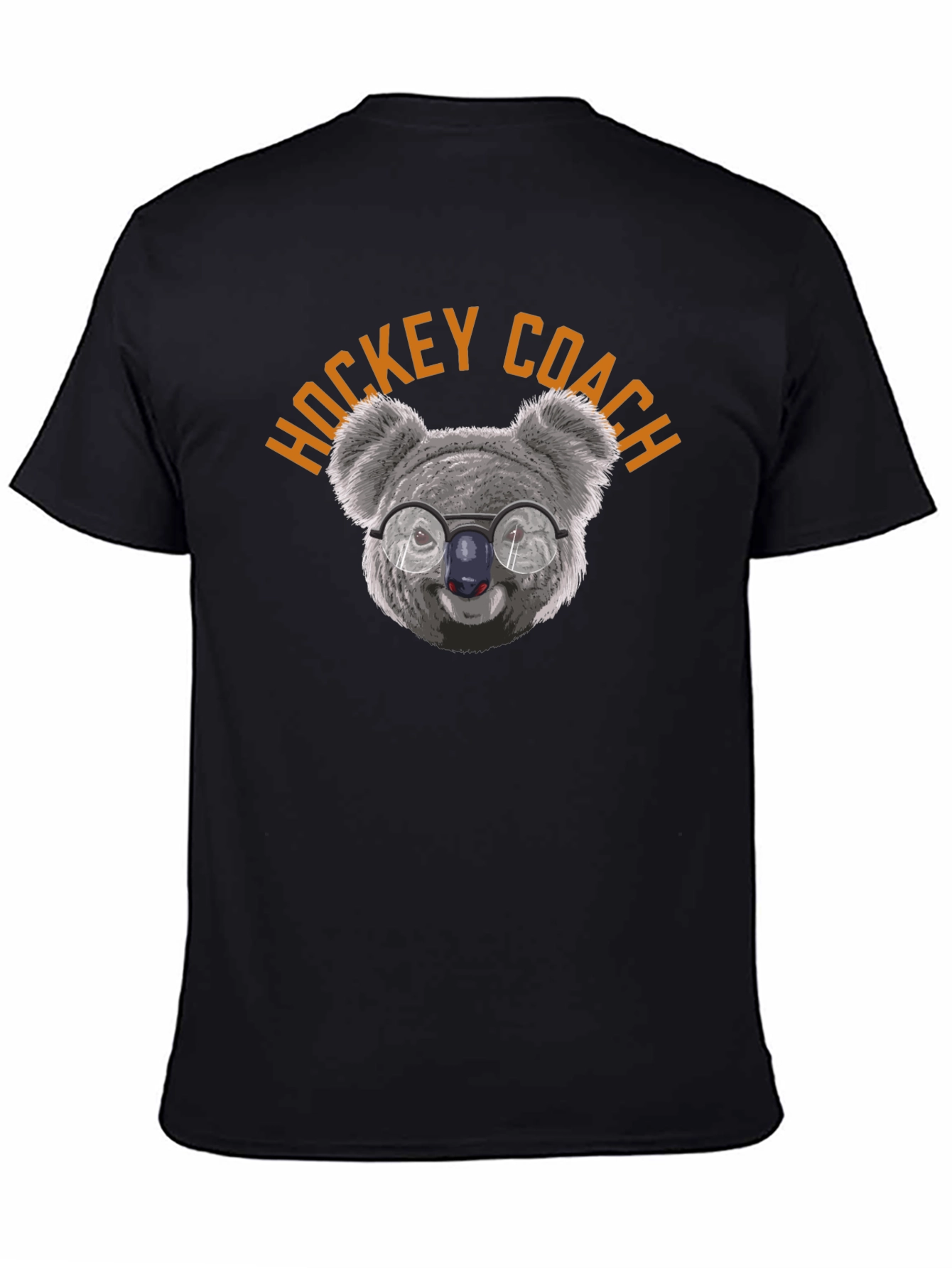 Hockey Coach Koala Bear Graphic T-Shirt