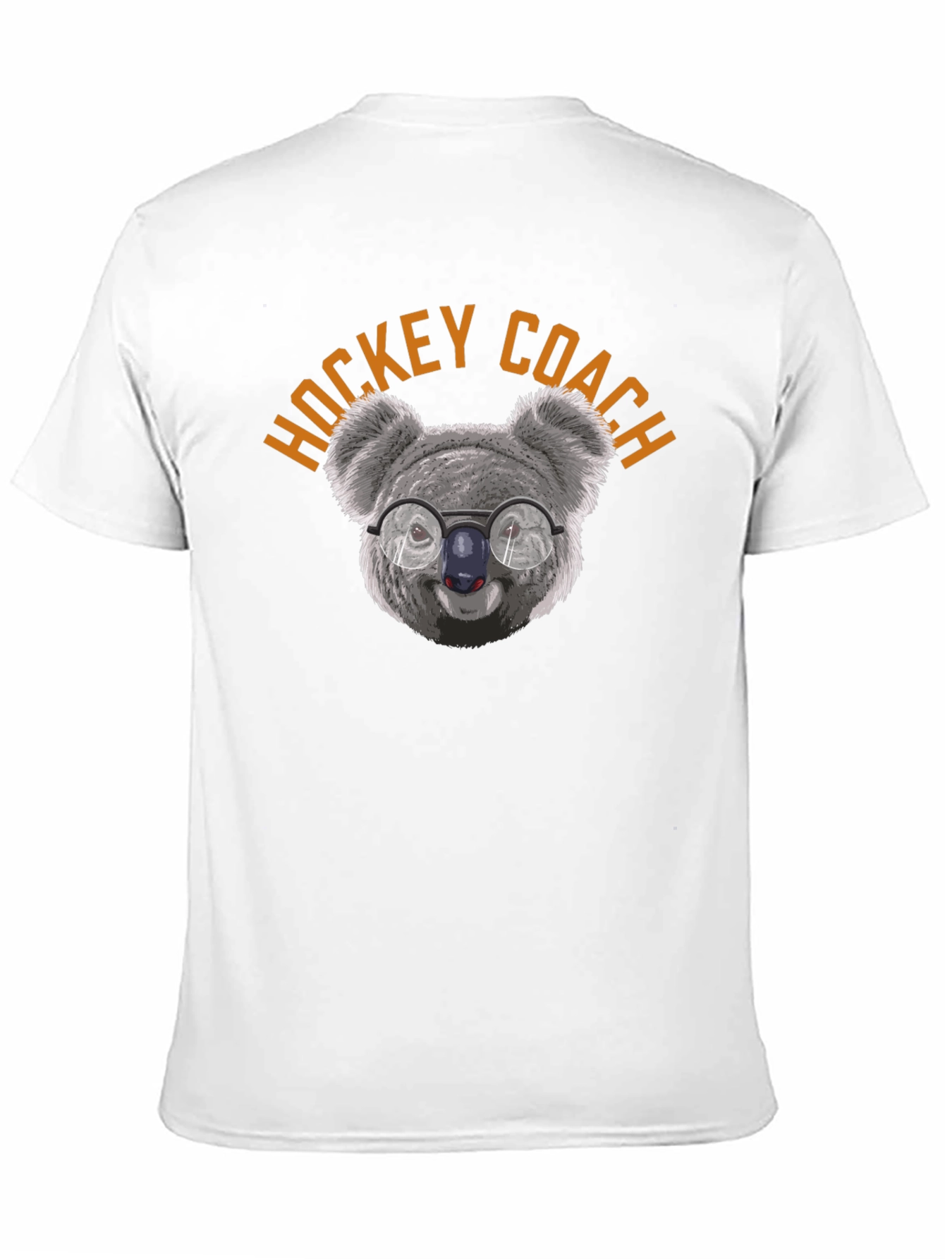 Hockey Coach Koala Bear Graphic T-Shirt