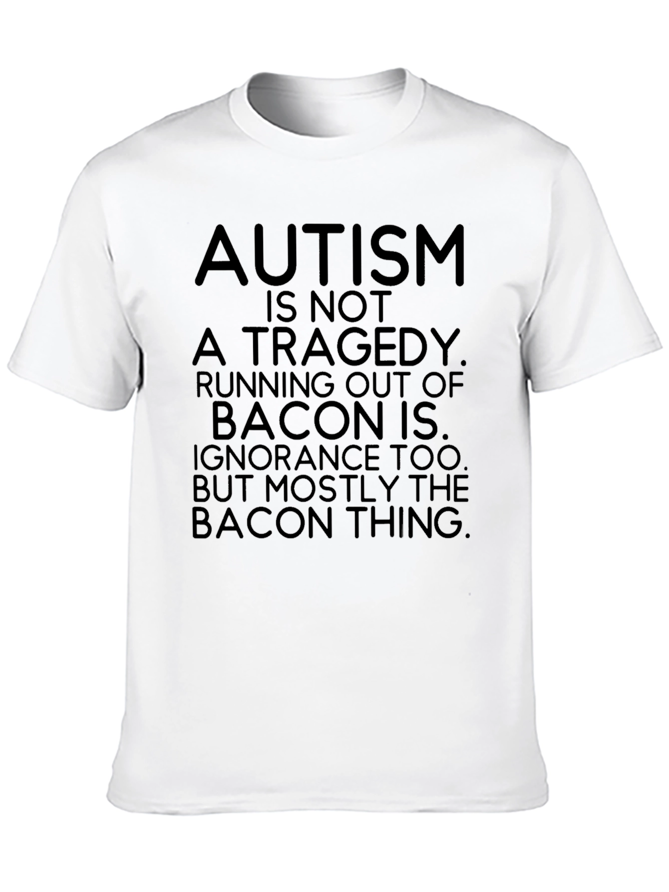 Autism and Bacon Graphic Tee