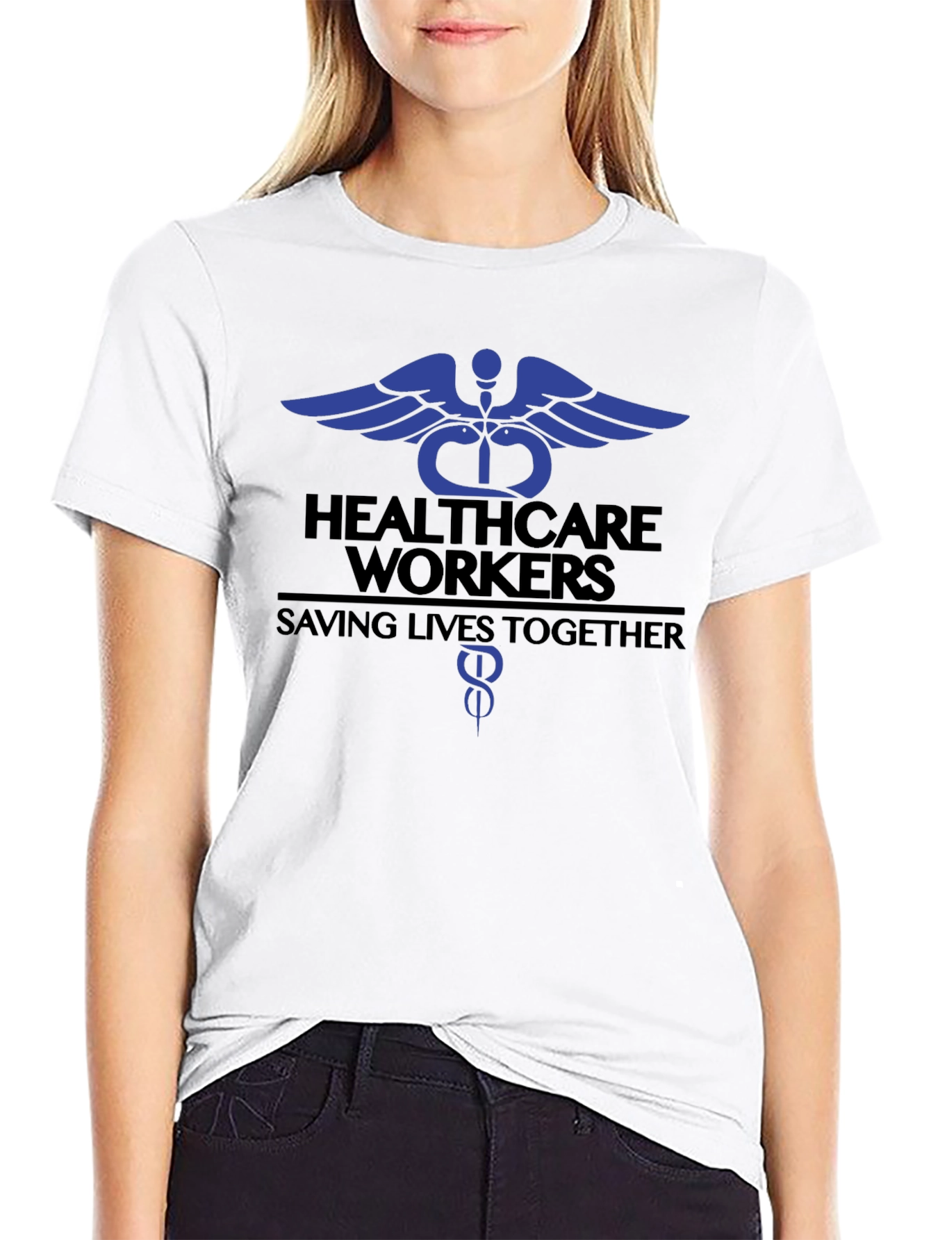 Healthcare Workers T-Shirt - Saving Lives Together