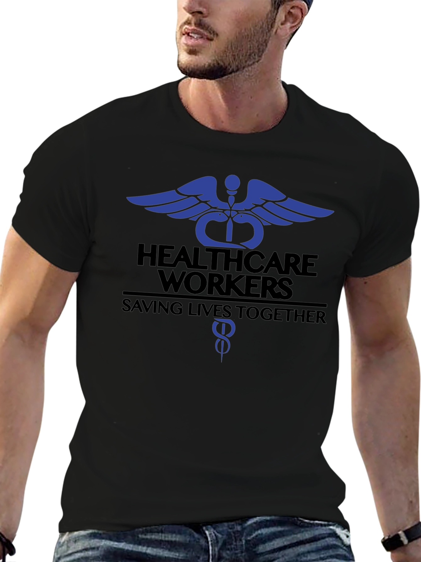 Healthcare Workers T-Shirt - Saving Lives Together