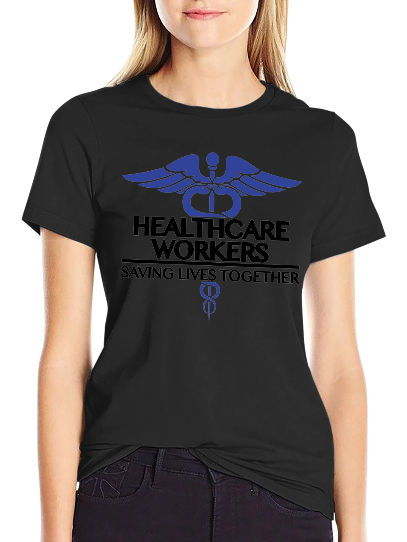 Healthcare Workers T-Shirt - Saving Lives Together