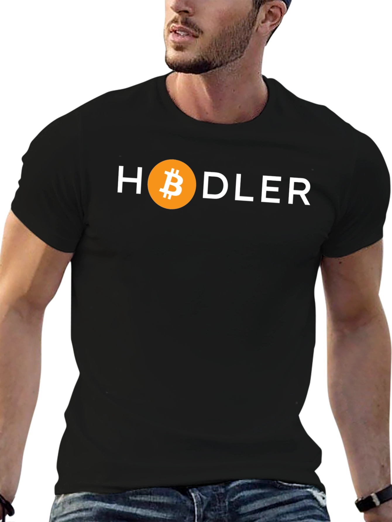 HODLER Bitcoin Crypto T-Shirt - Black