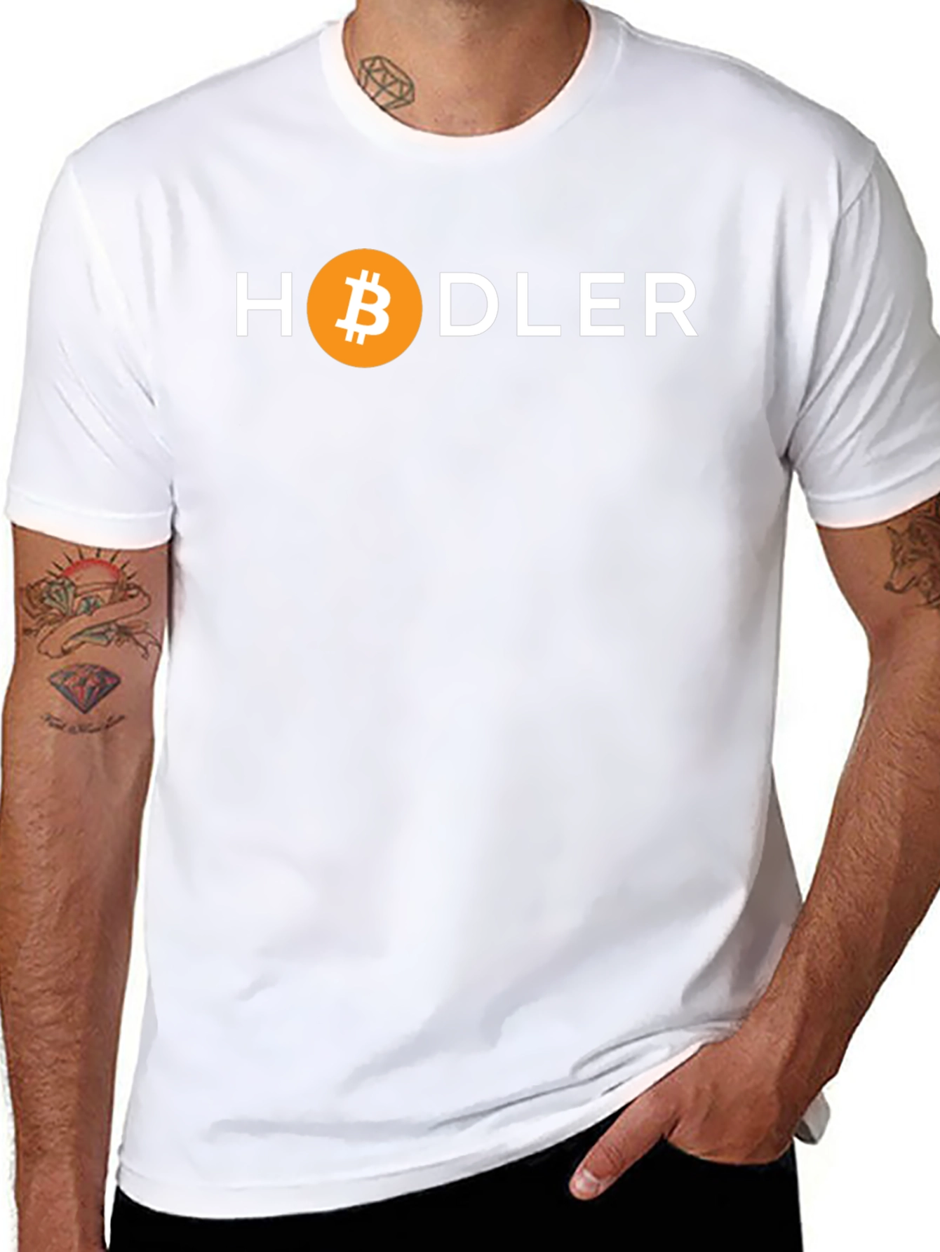 HODLER Bitcoin Crypto T-Shirt - Black