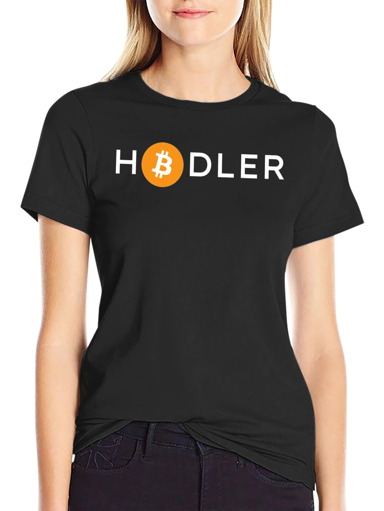 HODLER Bitcoin Crypto T-Shirt - Black