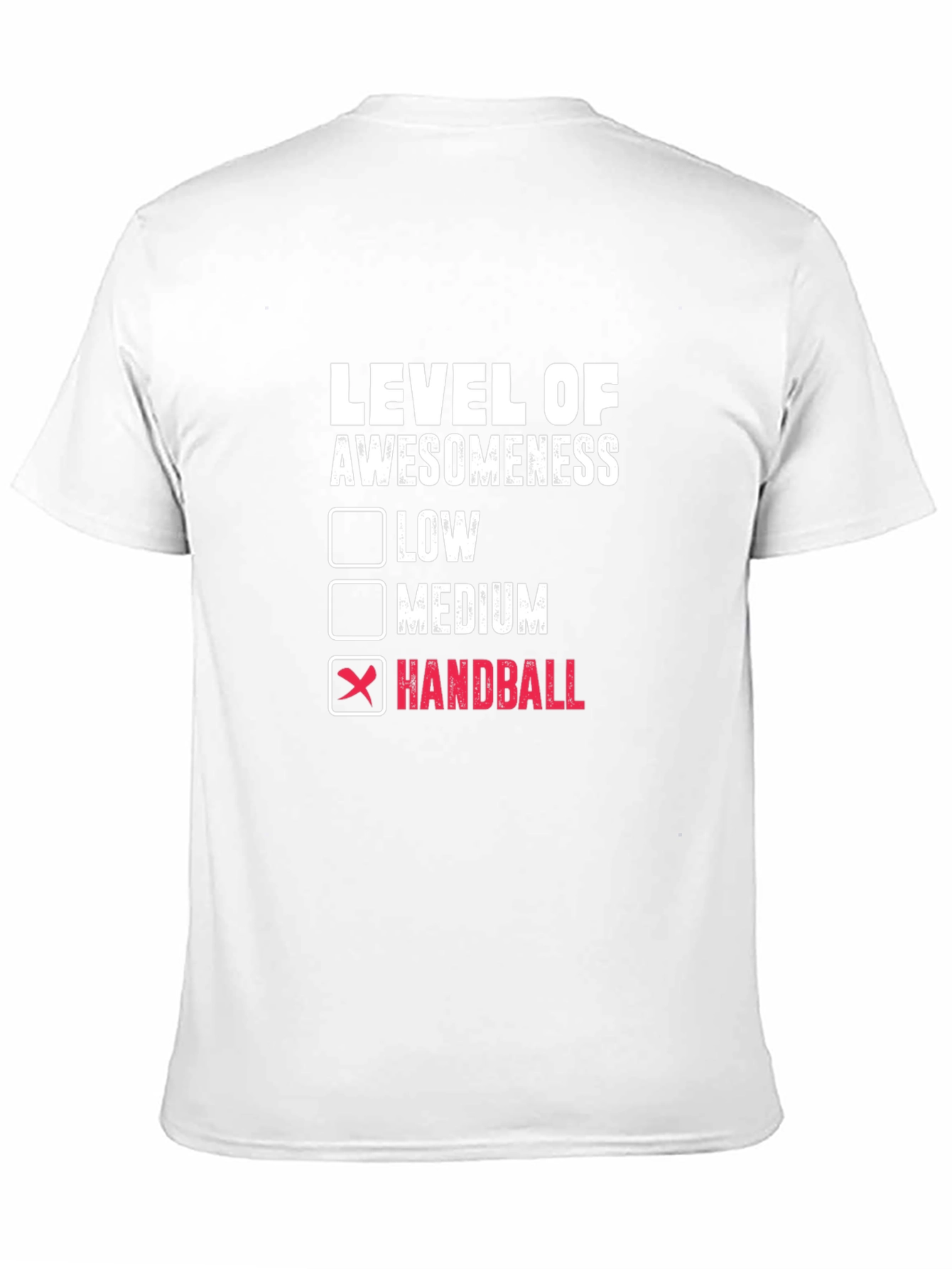 Handball Level of Awesomeness Graphic Tee