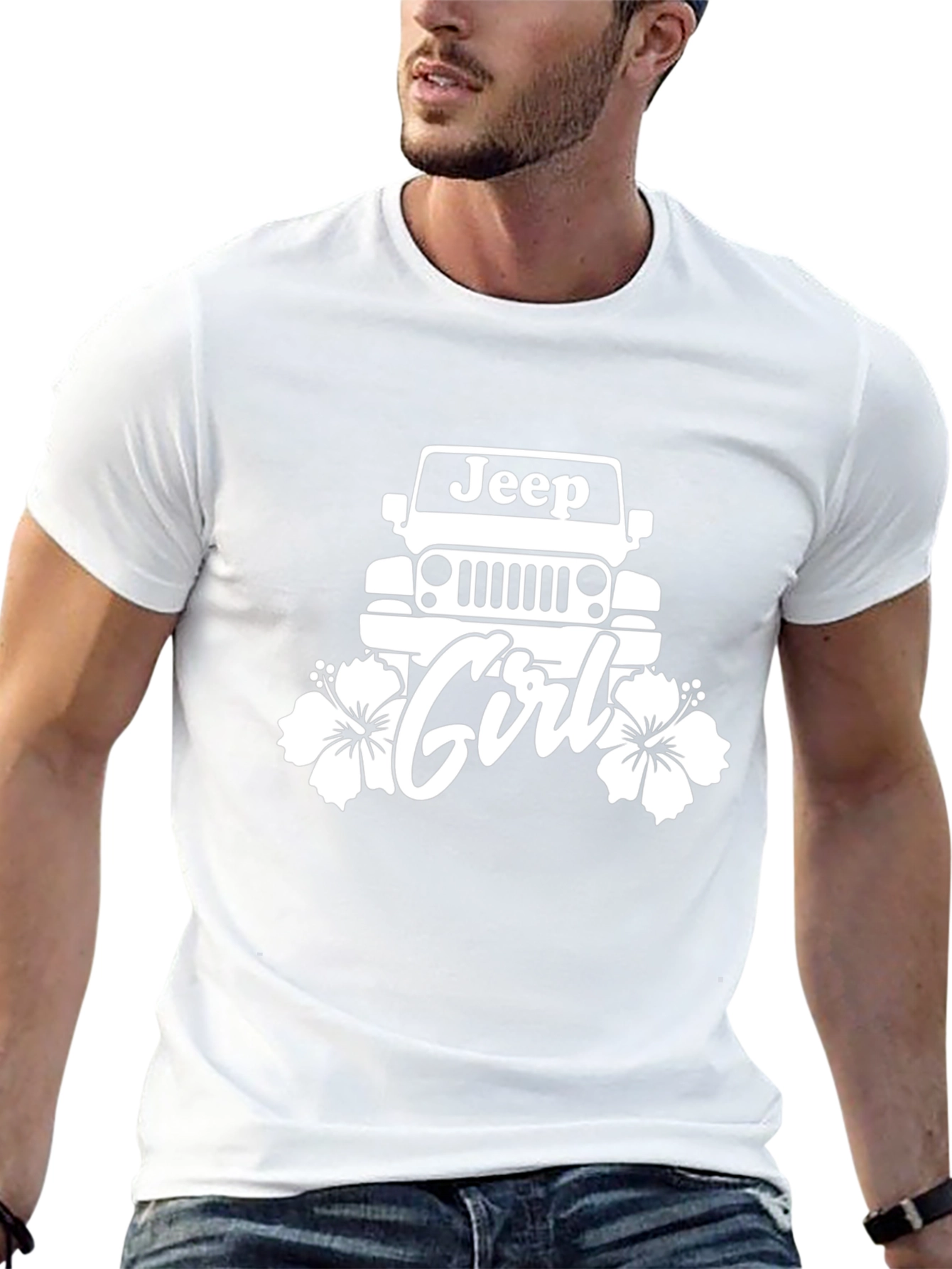 Jeep Girl Graphic T-Shirt - Black