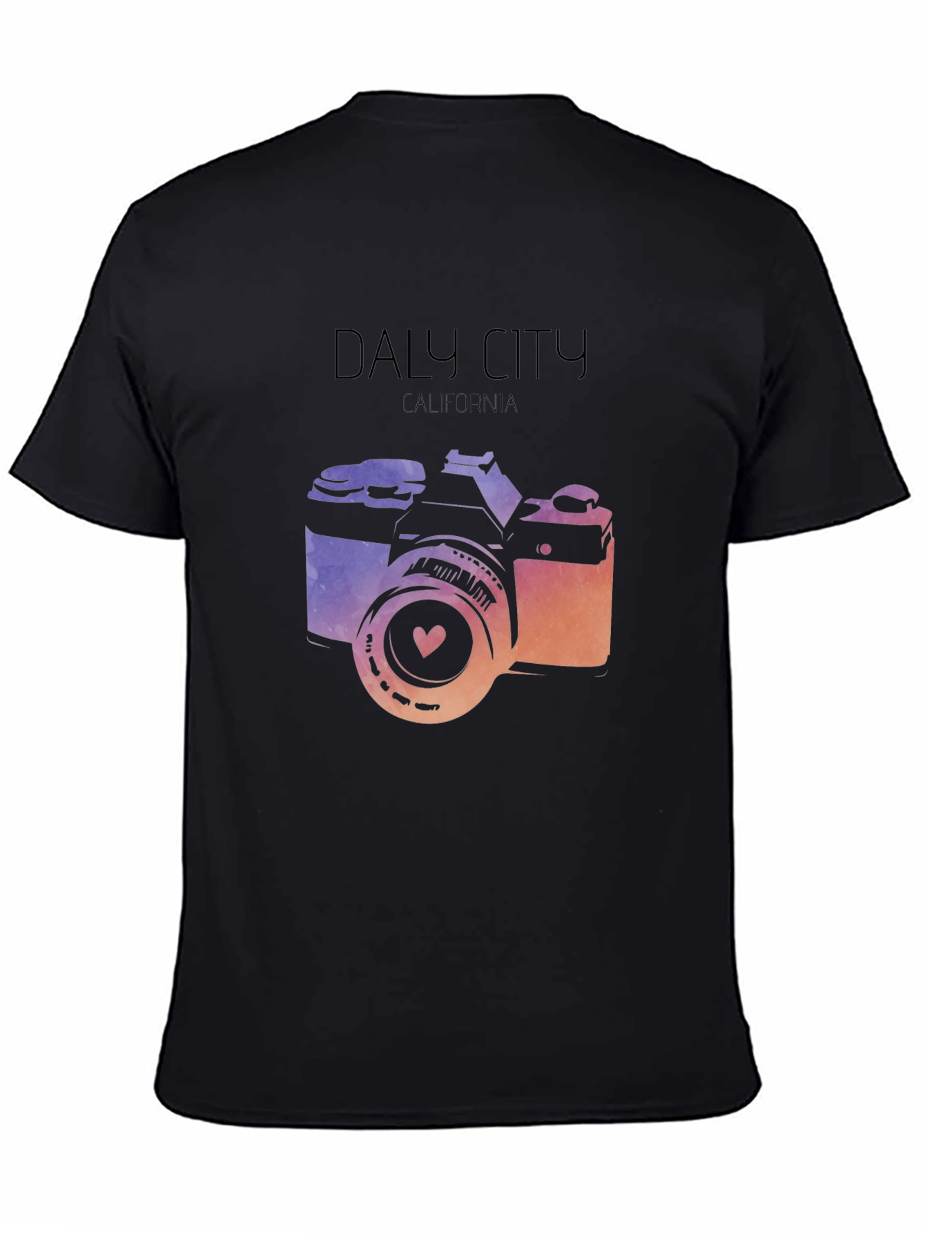 Daly City California Camera Graphic Tee