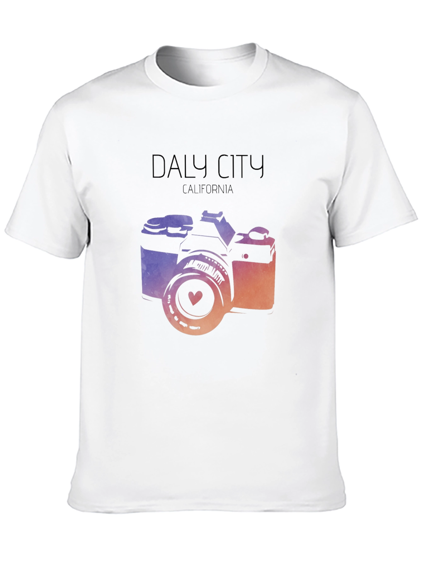 Daly City California Camera Graphic Tee