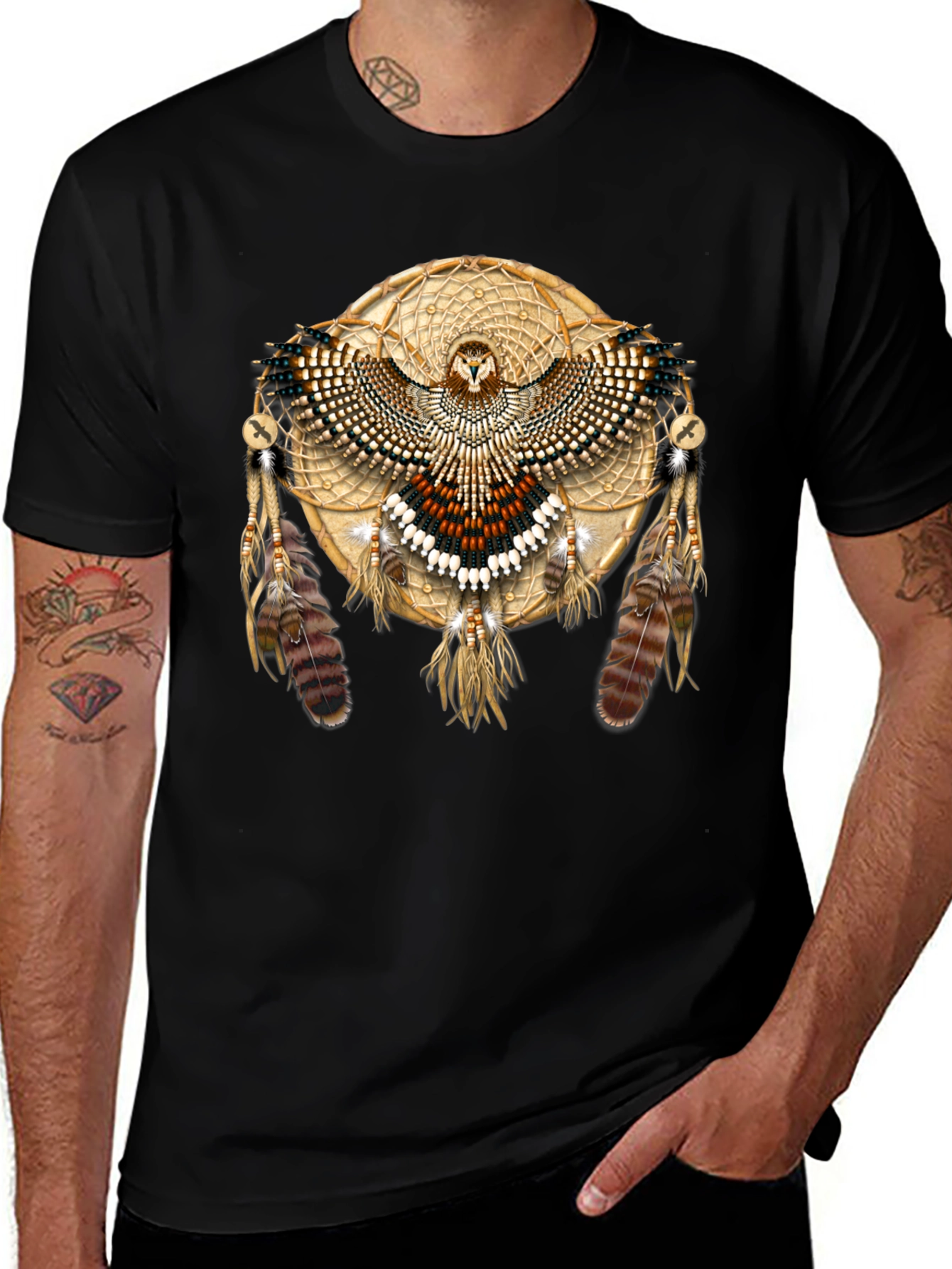 Owl Dreamcatcher Graphic Tee