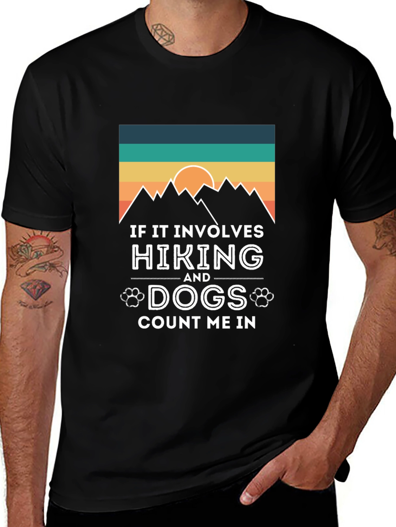 Hiking and Dogs T-Shirt - Count Me In