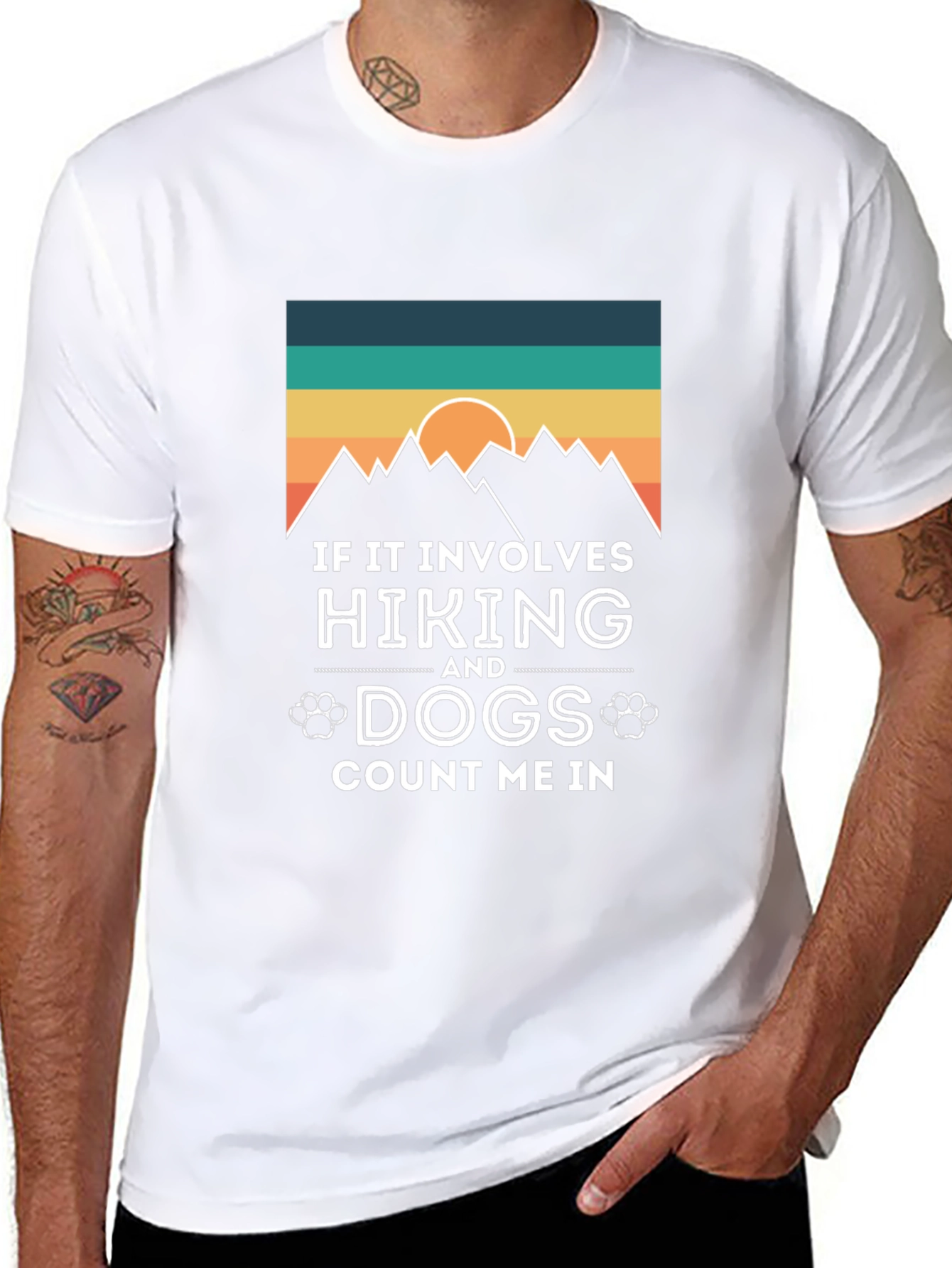 Hiking and Dogs T-Shirt - Count Me In