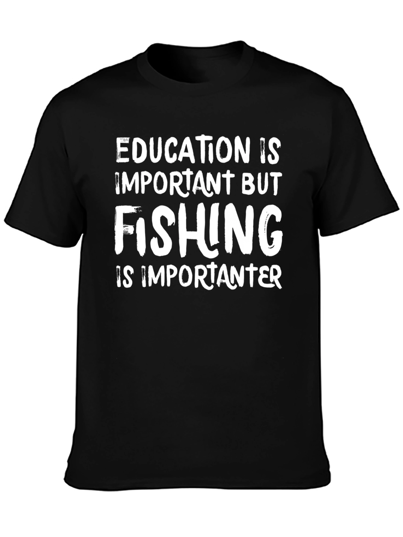 Funny Fishing T-Shirt: Education is Important
