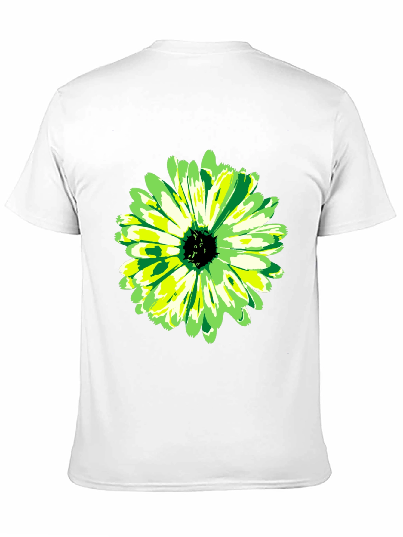 Green Flower Graphic Tee