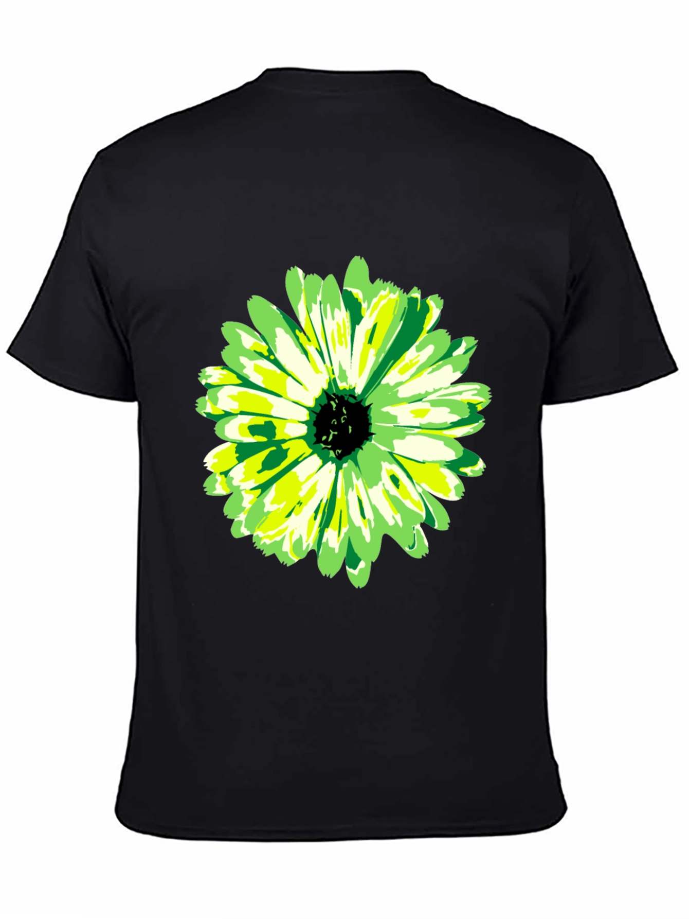 Green Flower Graphic Tee