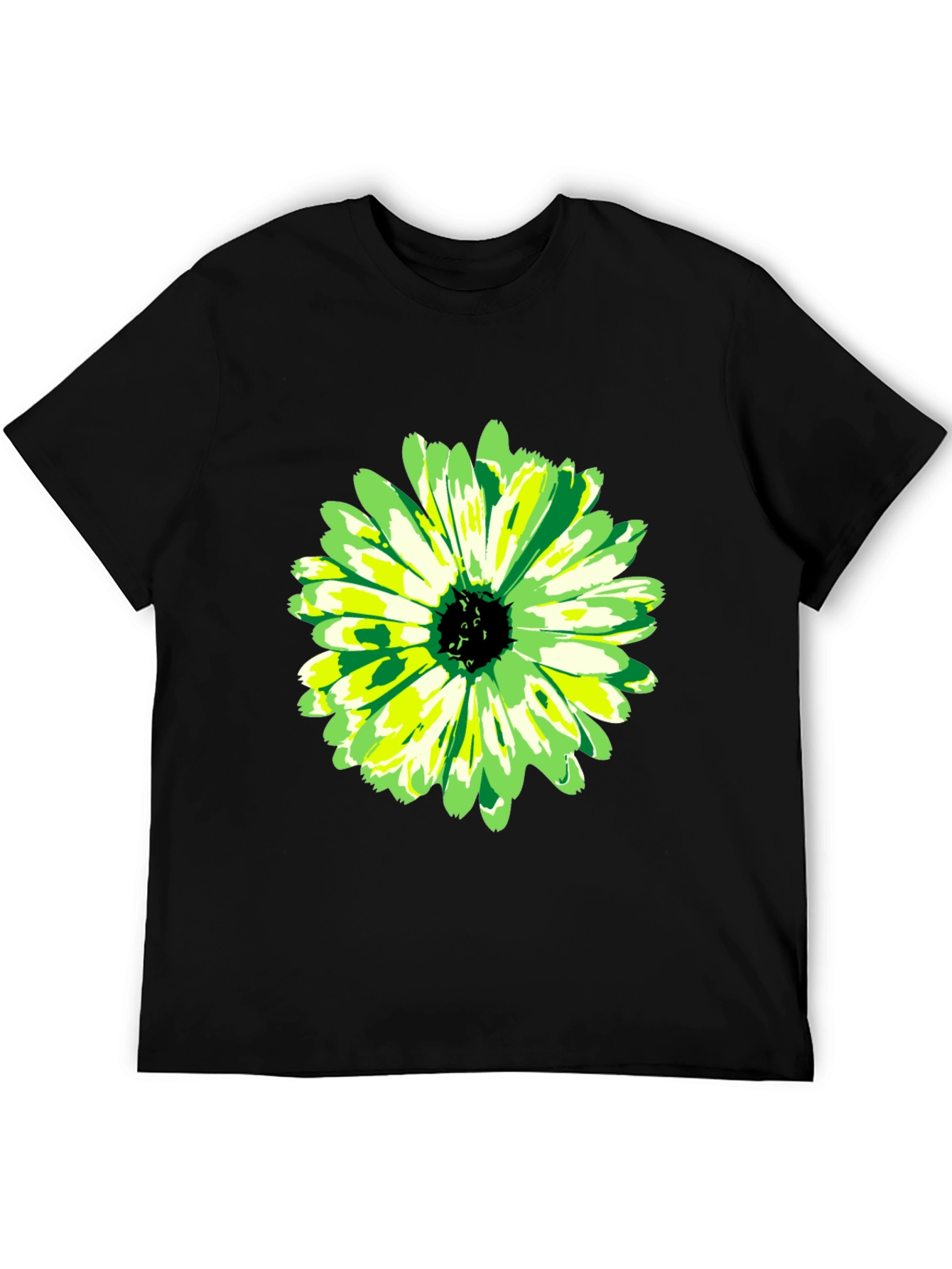 Green Flower Graphic Tee