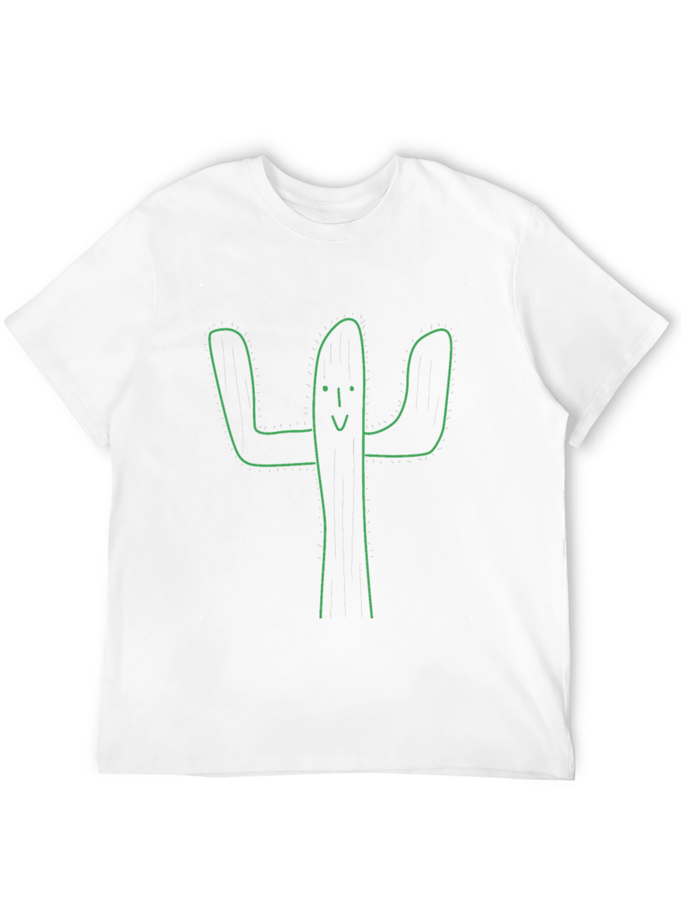 Cactus Graphic Tee - Quirky Black T-Shirt