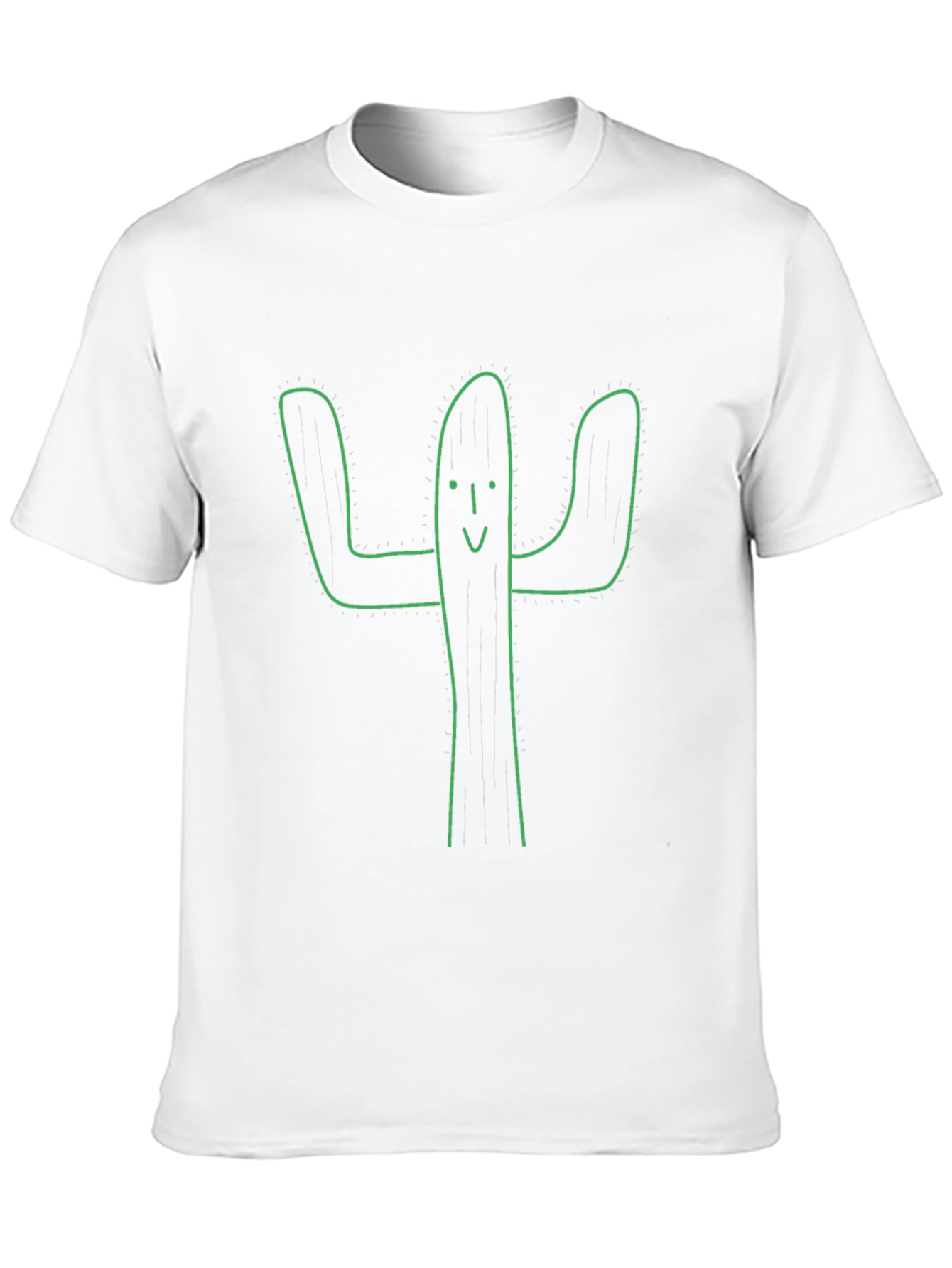 Cactus Graphic Tee - Quirky Black T-Shirt