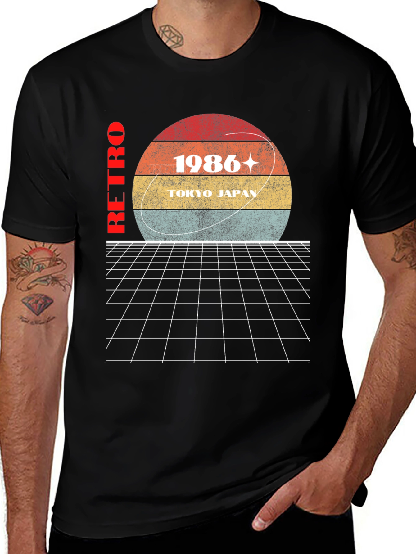 Retro 1986 Tokyo Graphic T-Shirt