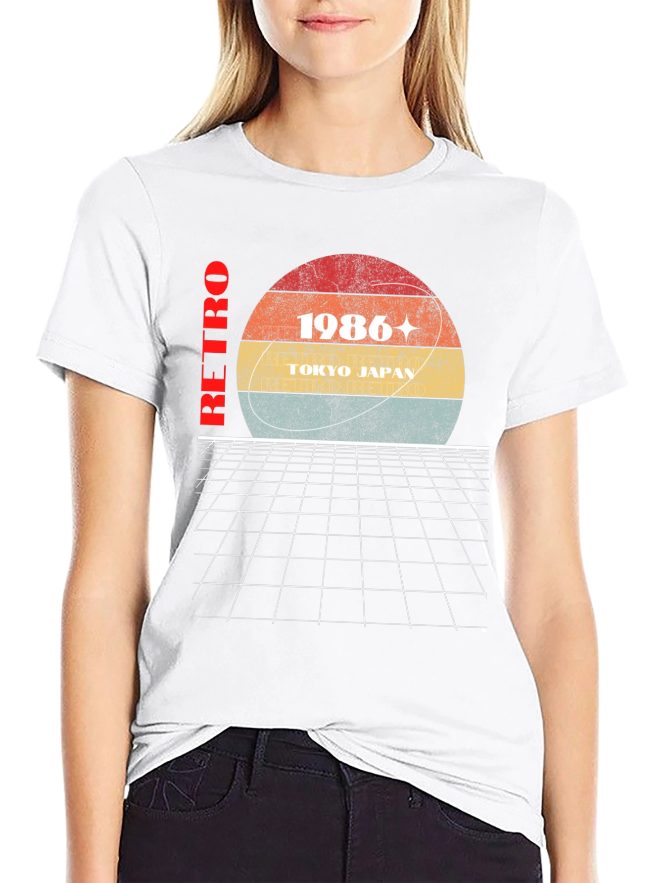 Retro 1986 Tokyo Graphic T-Shirt
