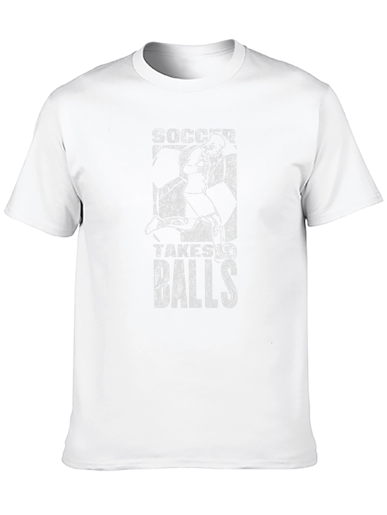 Soccer Takes Balls Graphic T-Shirt
