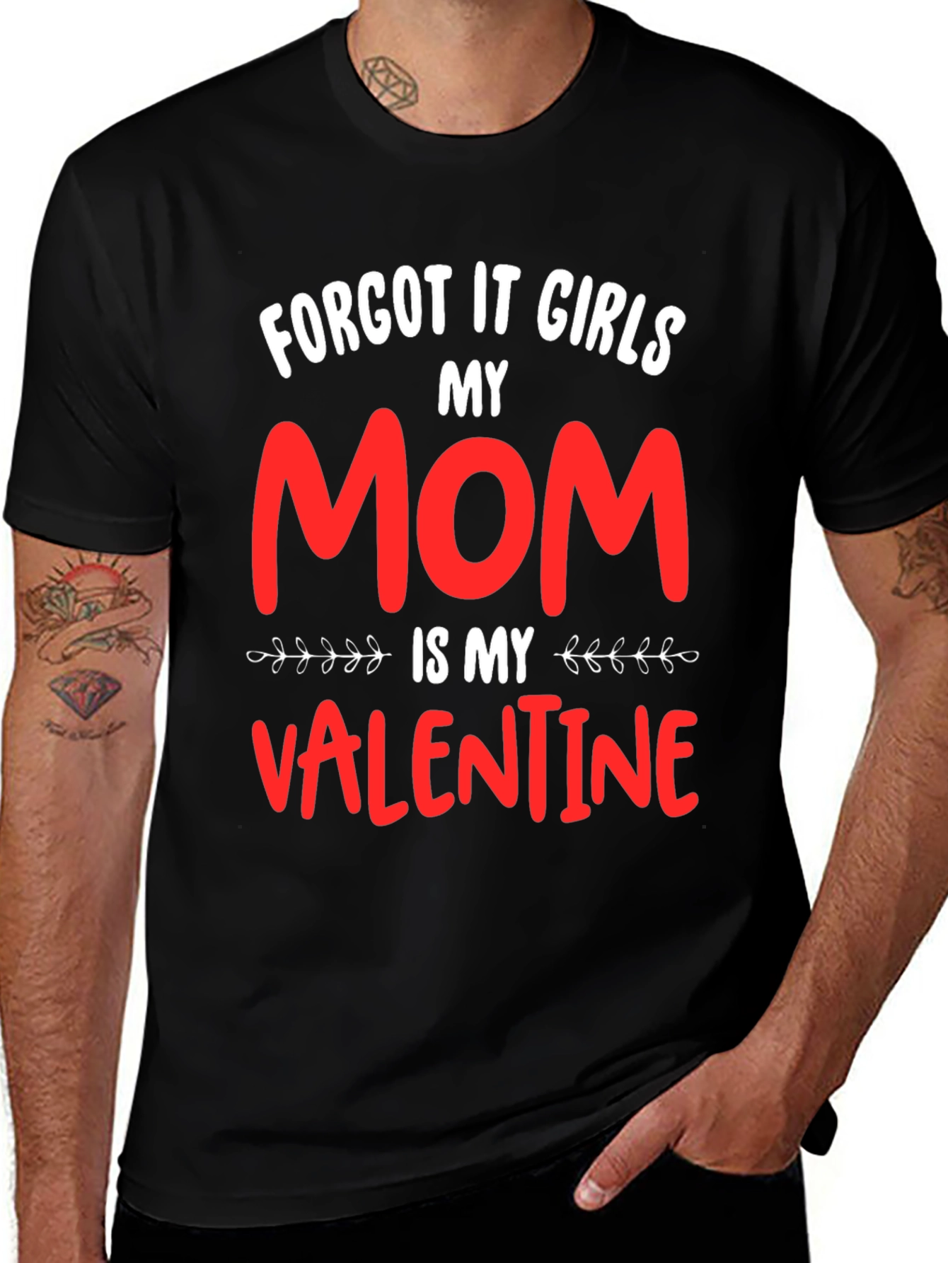 My Mom Is My Valentine Graphic Tee