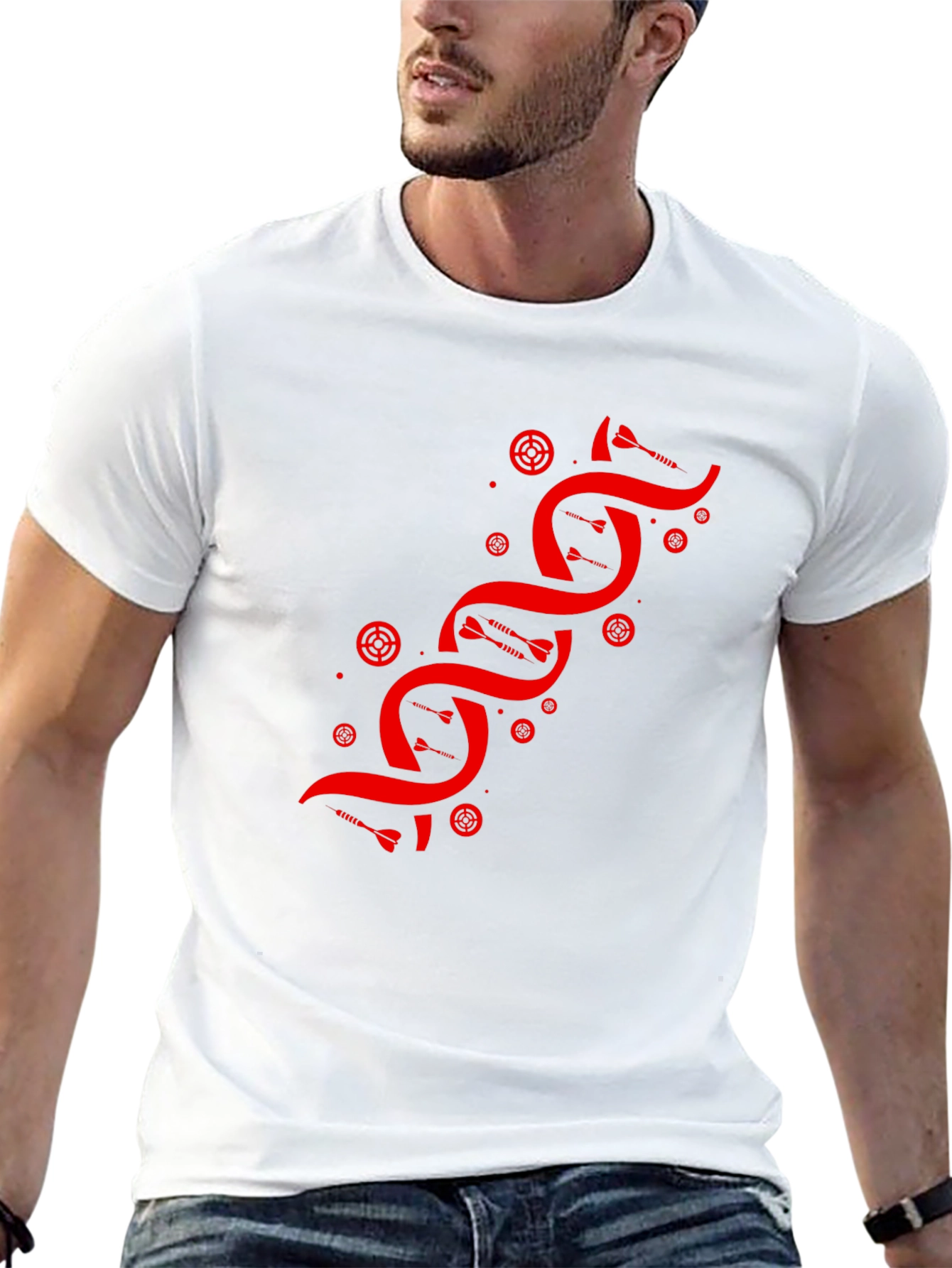 DNA Dartboard Graphic T-Shirt