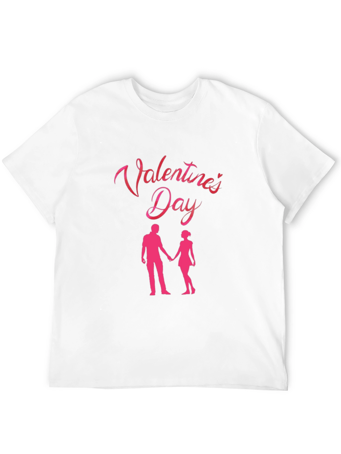 Valentines Day Couple Black T-Shirt