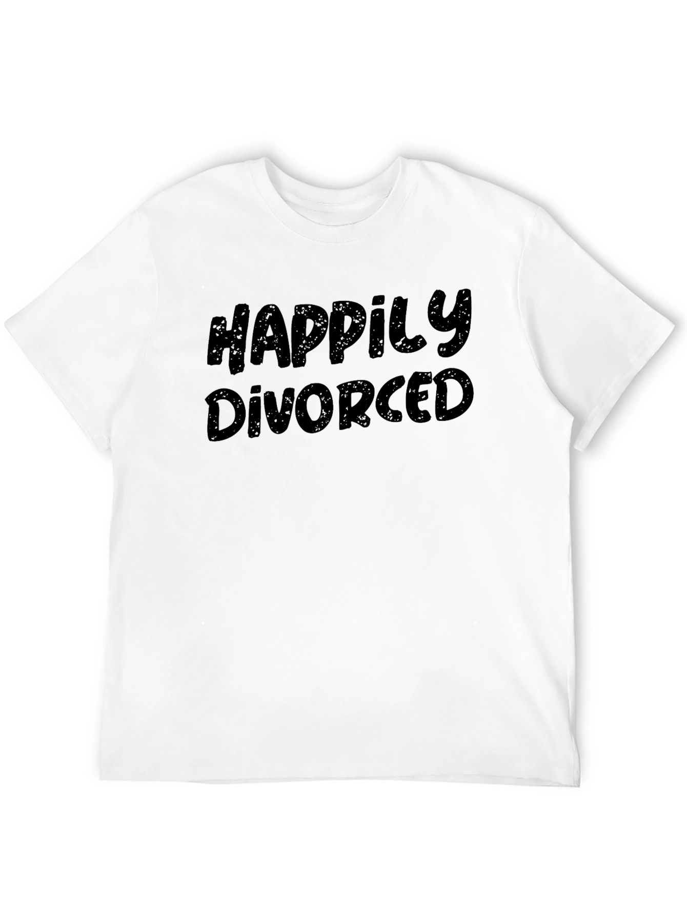 Happily Divorced T-Shirt - Black Humor Tee